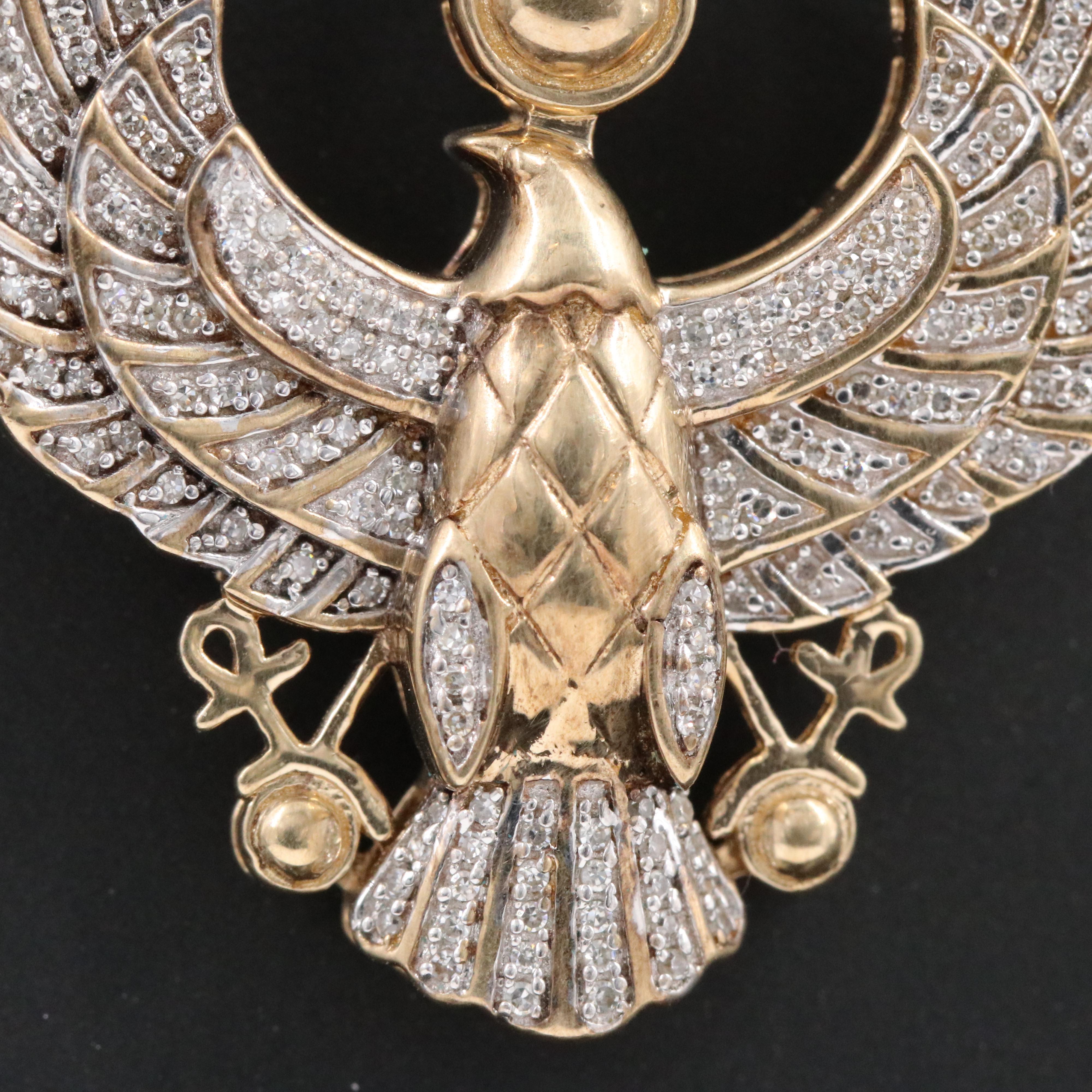 10K 0.31 CTW Diamond Horus Pendant