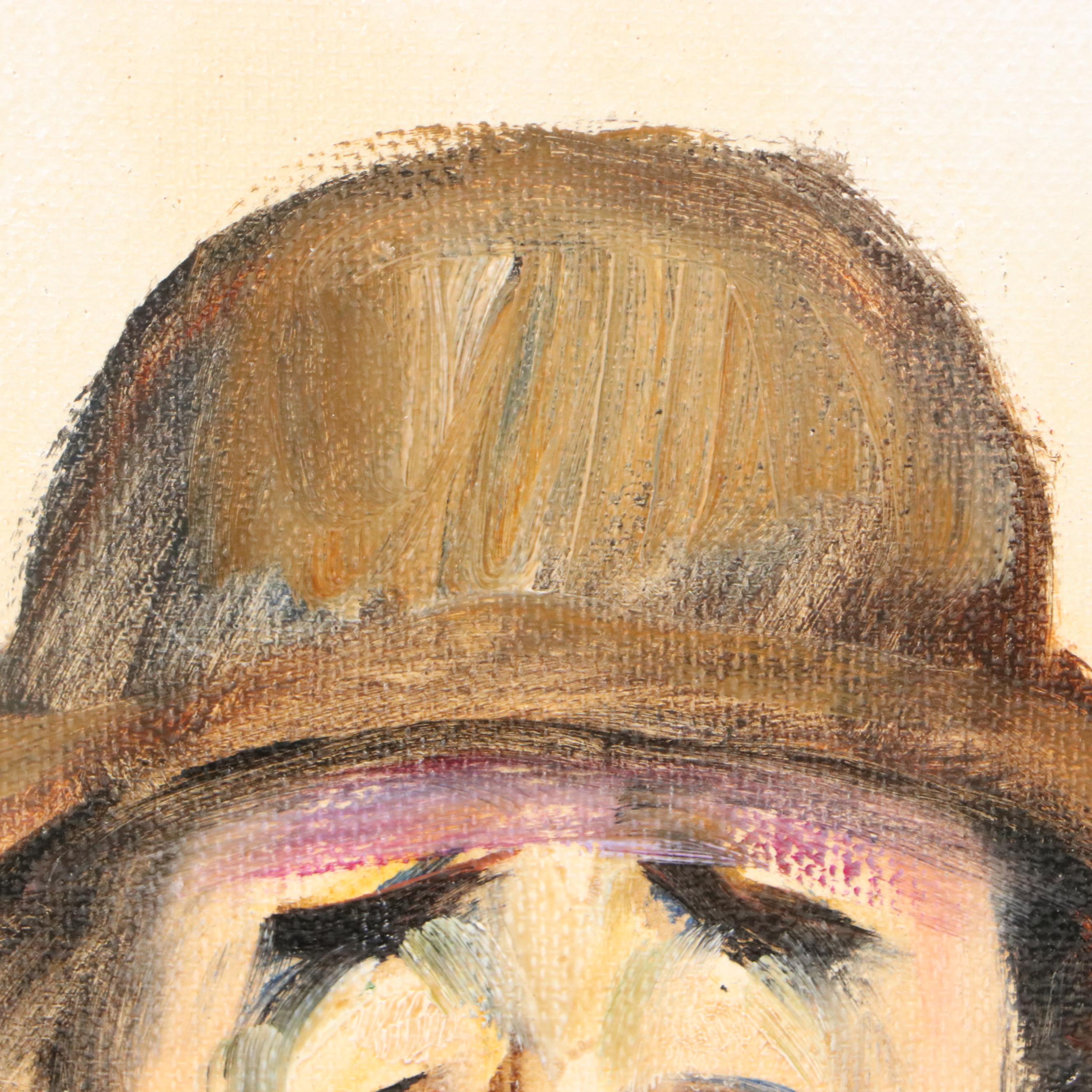 George Bohland Oil Portraits of Clowns, 20th Century