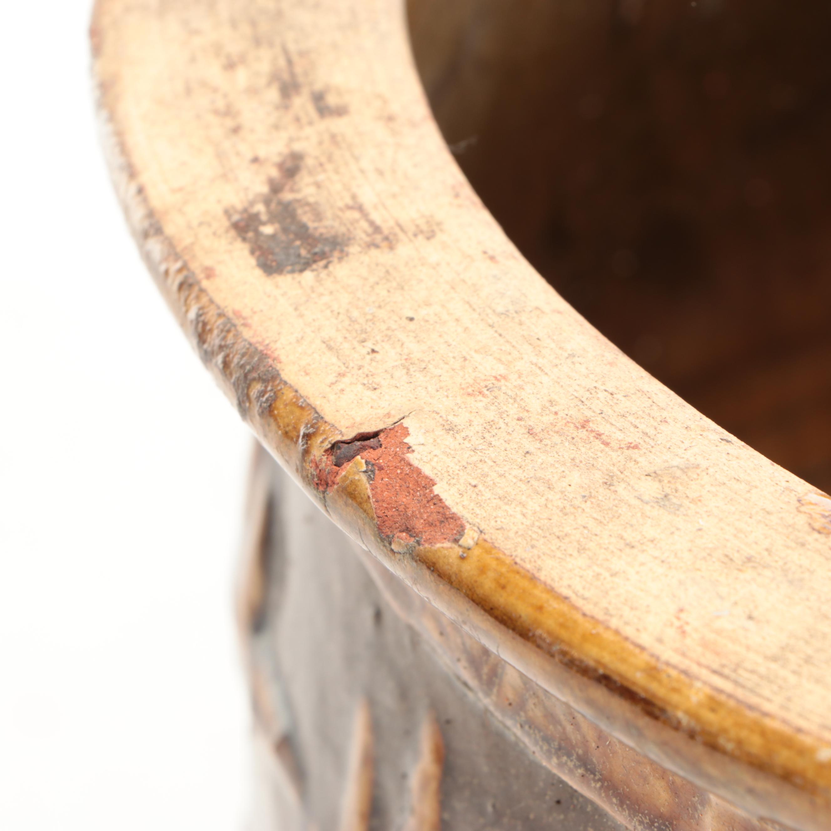 East Asian Style Ceramic Dragon Planter