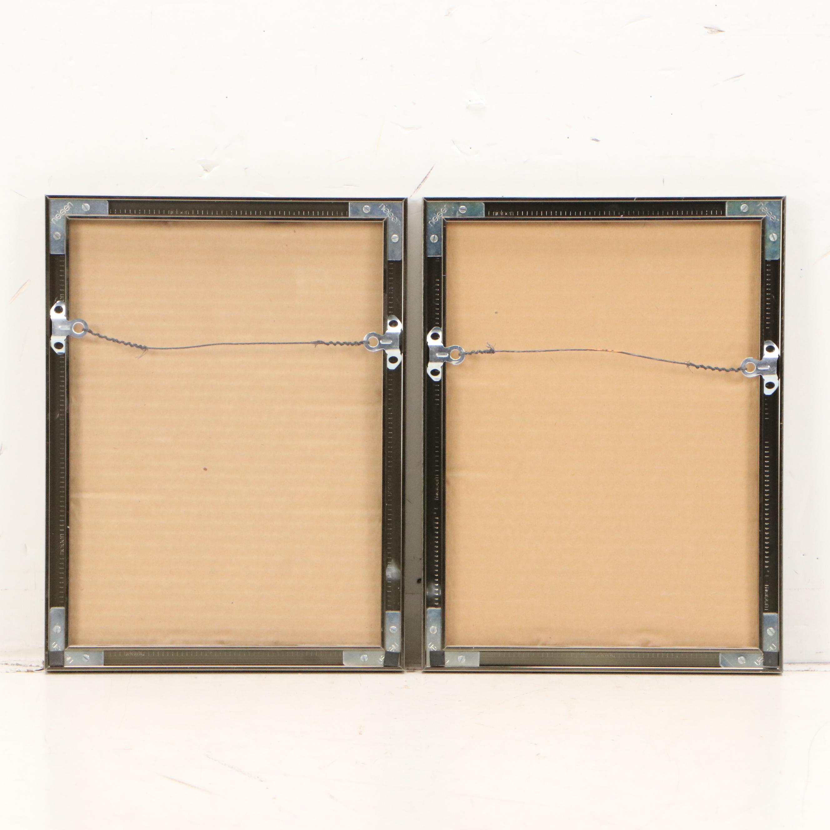 George Bohland Oil Portraits of Clowns, 20th Century