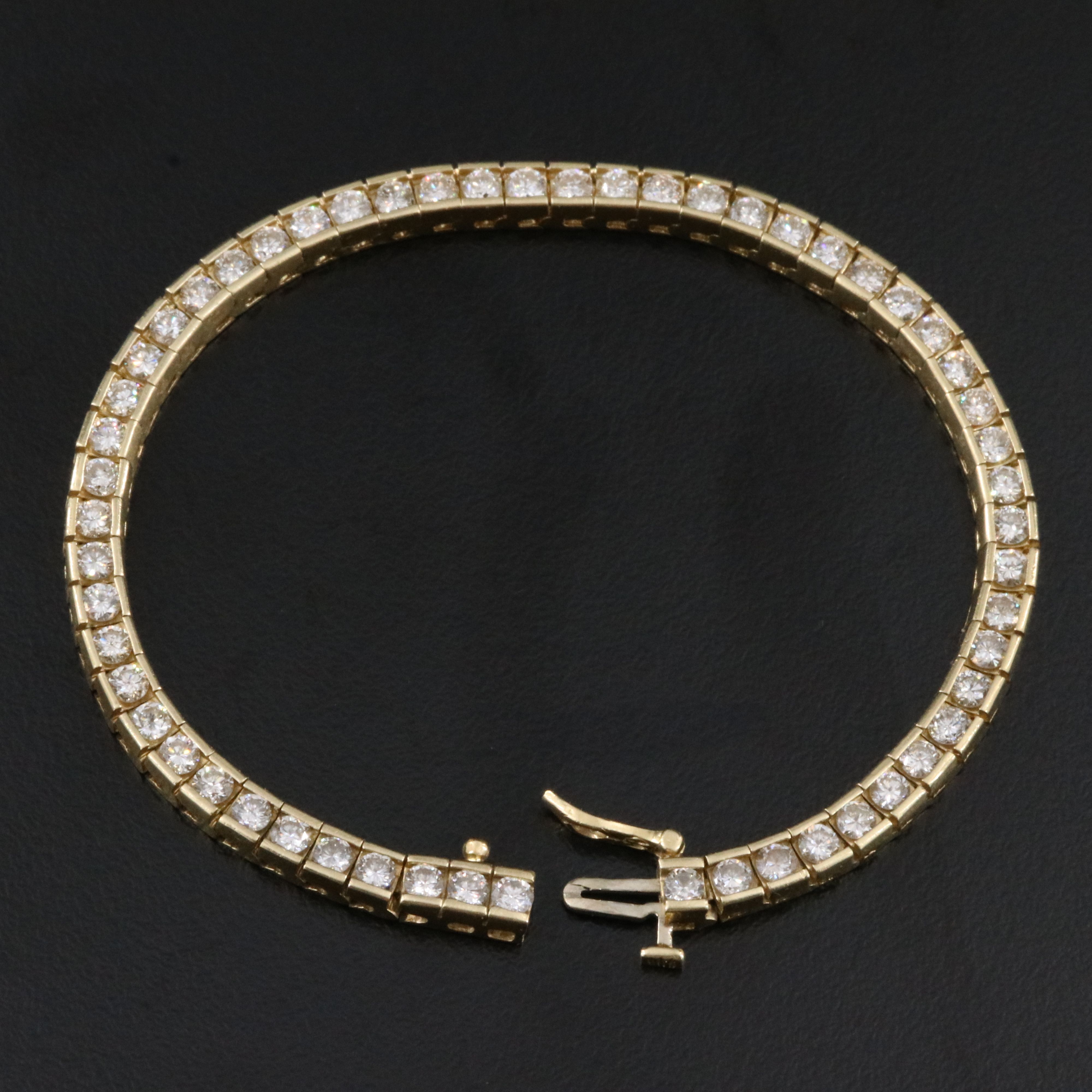 14K 5.00 CTW Diamond Line Bracelet