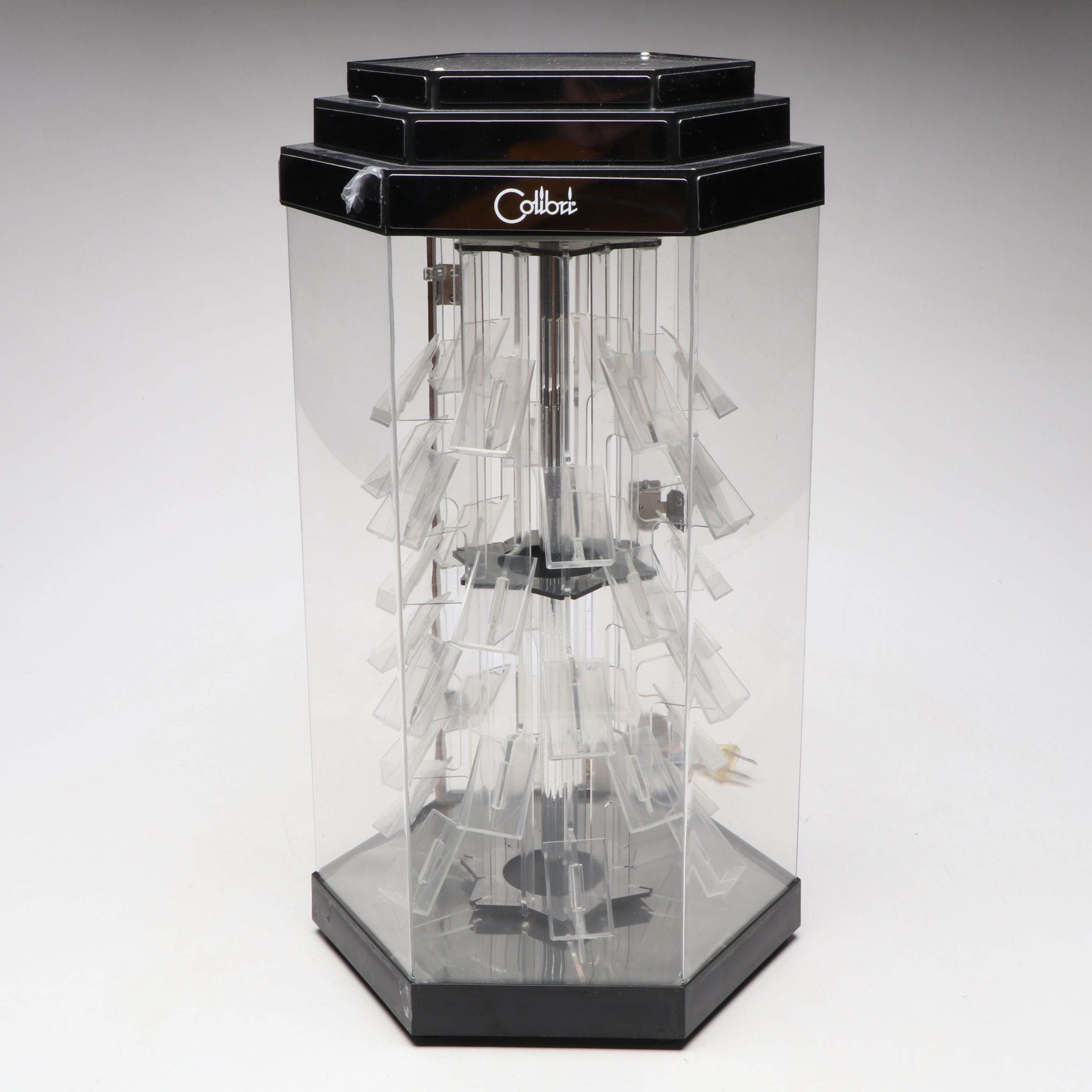Colibri Acrylic Revolving Advertising Lighter Display Case
