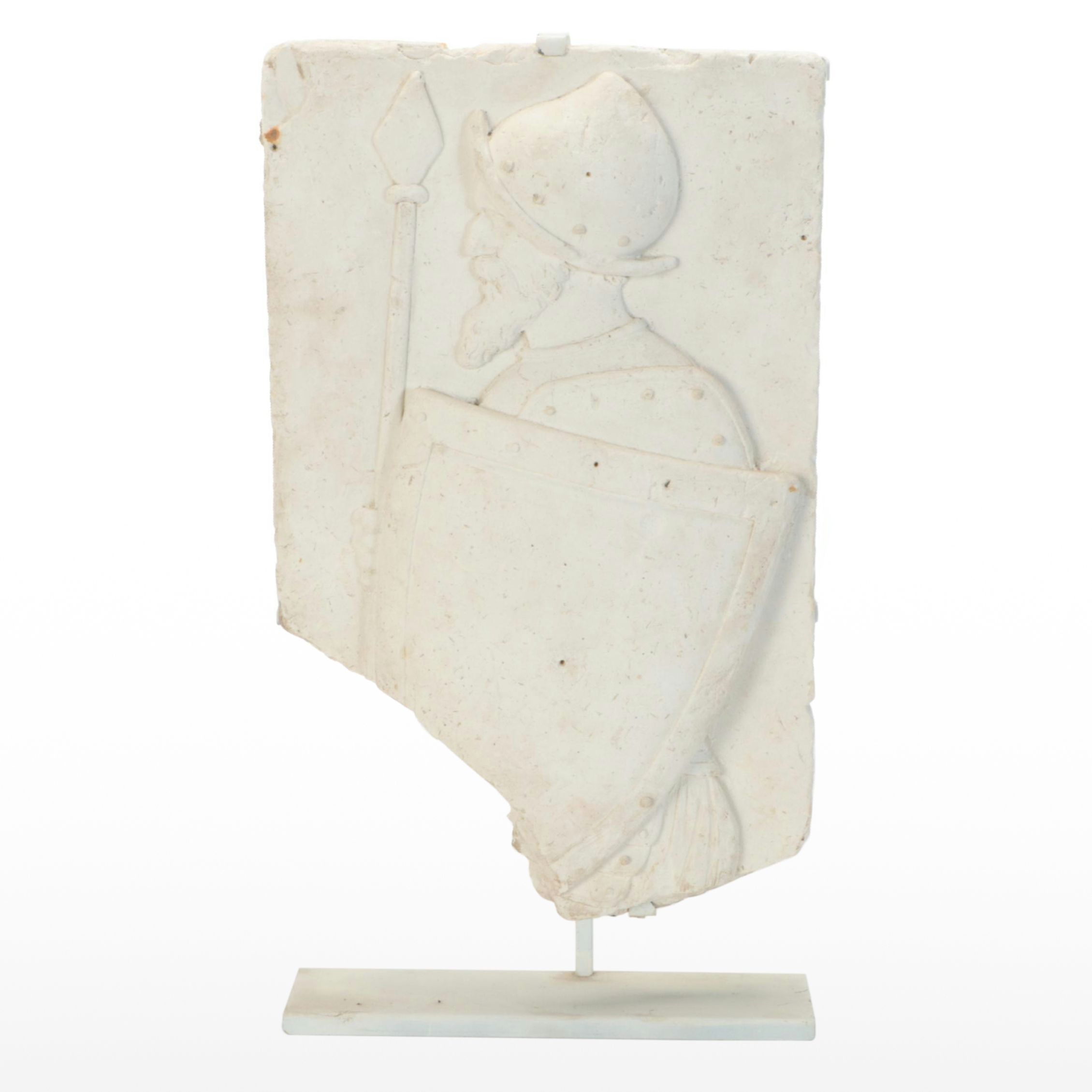 Lorenzo Bartolini Studio Neoclassical Plaster Relief Fragment, 19th Century