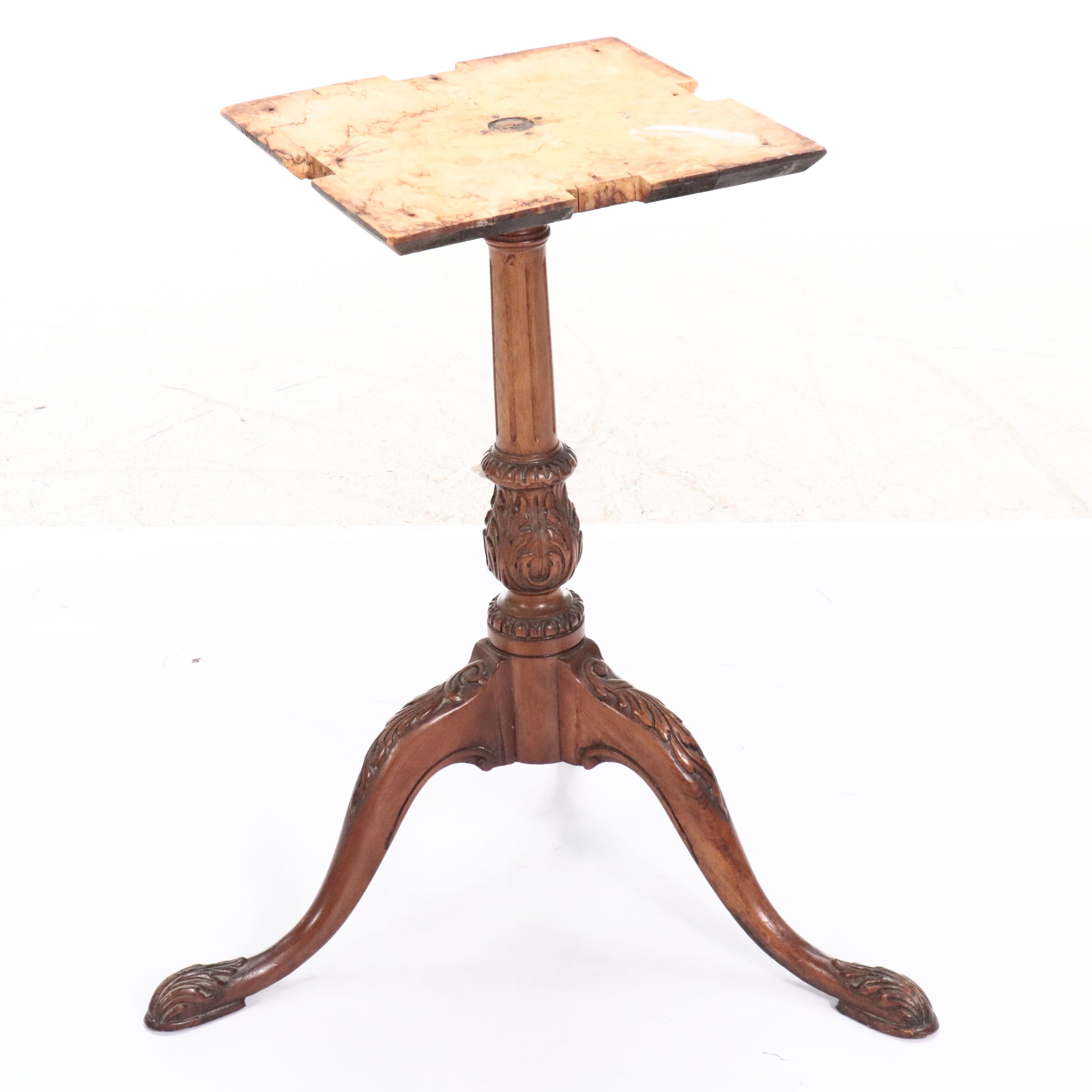 George III Style Mahogany Tilt-Top Tea Table