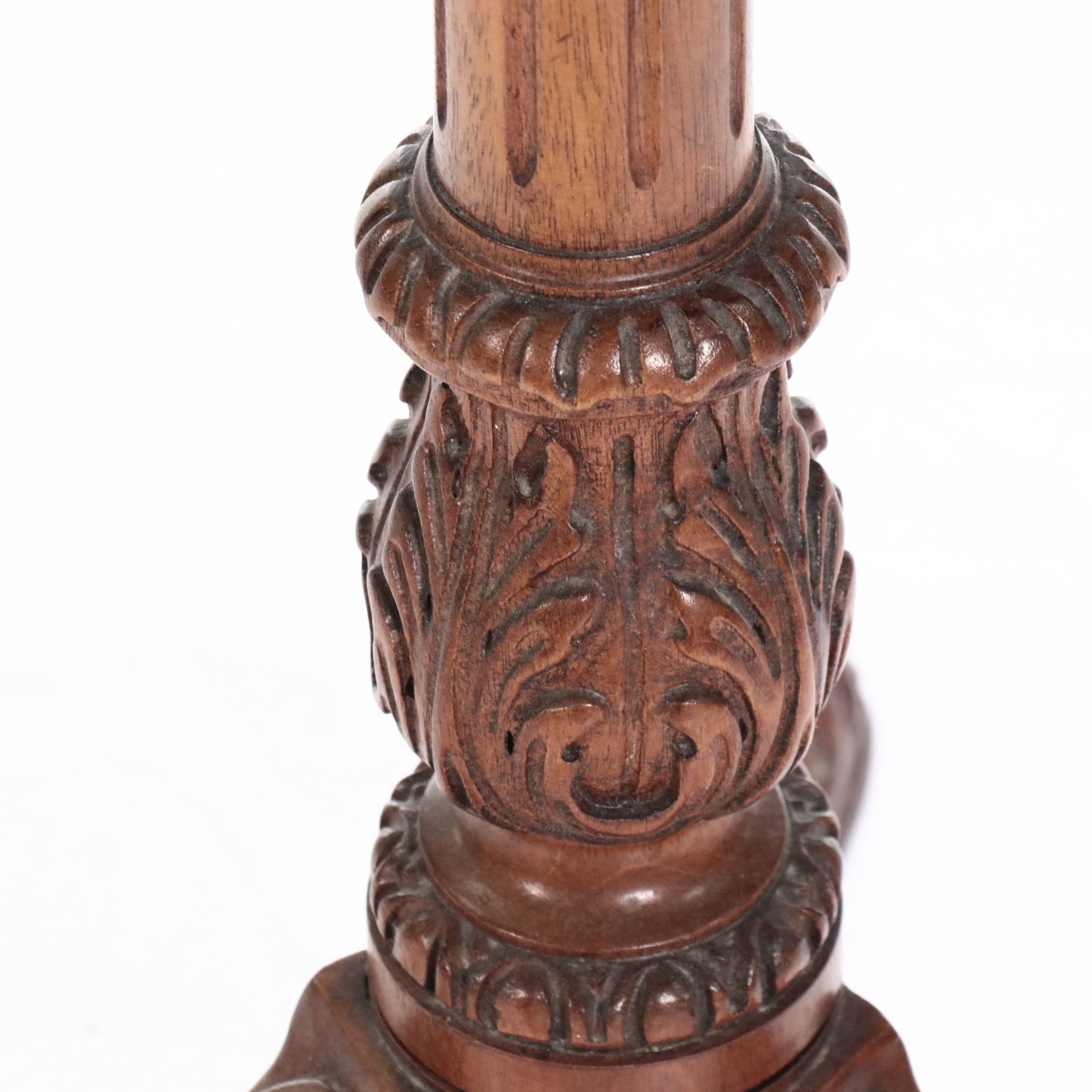 George III Style Mahogany Tilt-Top Tea Table