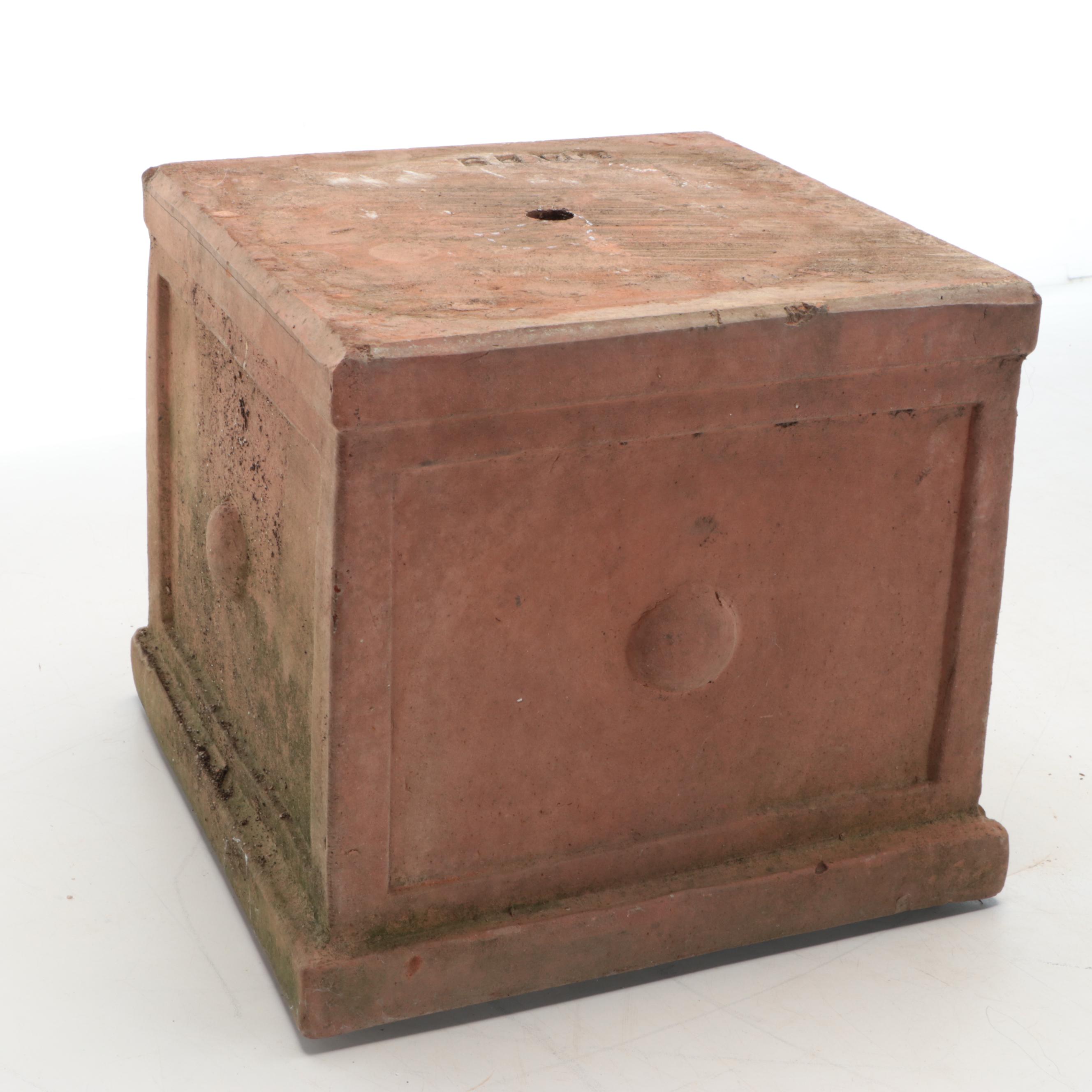 Neoclassical Style Terracotta Plinth