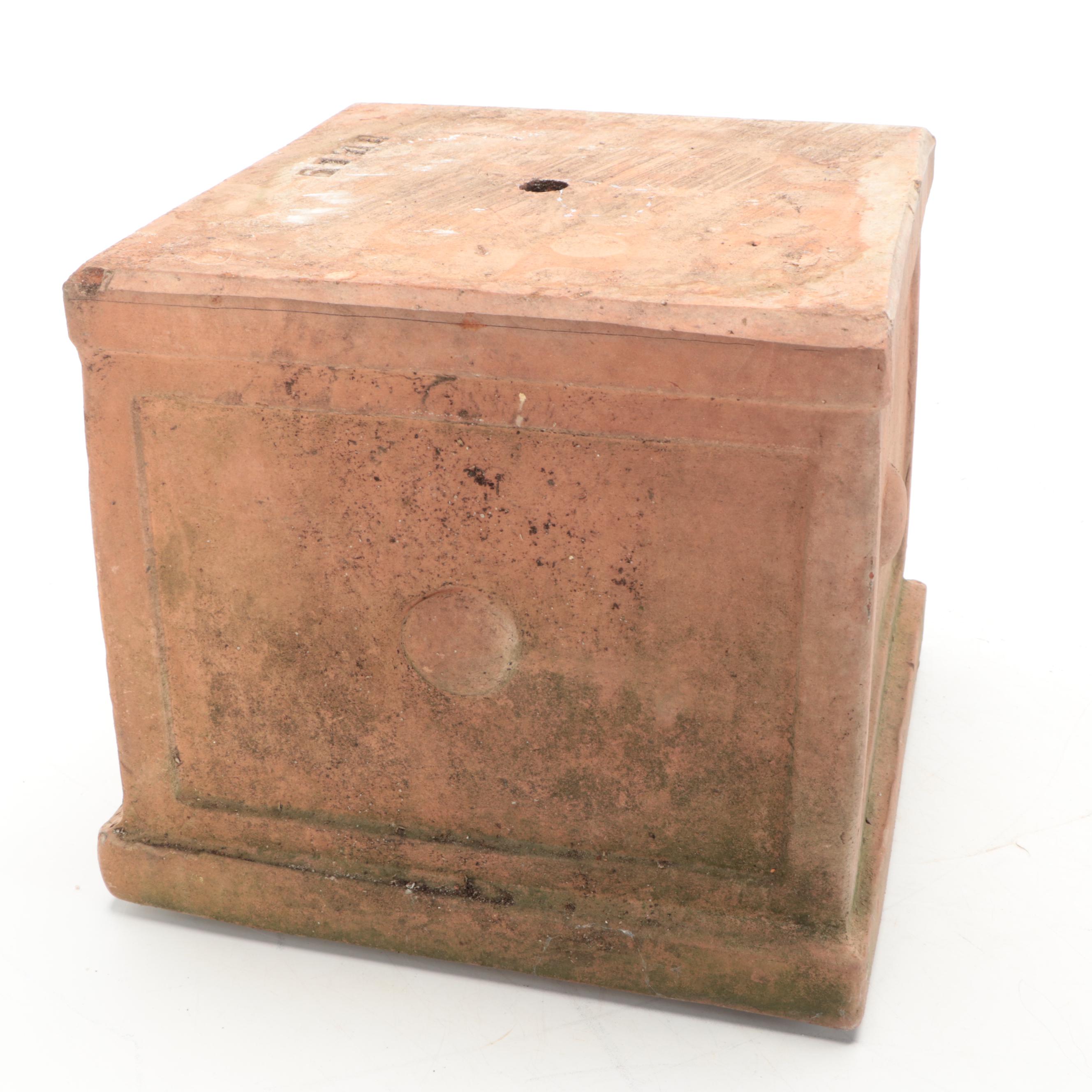 Neoclassical Style Terracotta Plinth