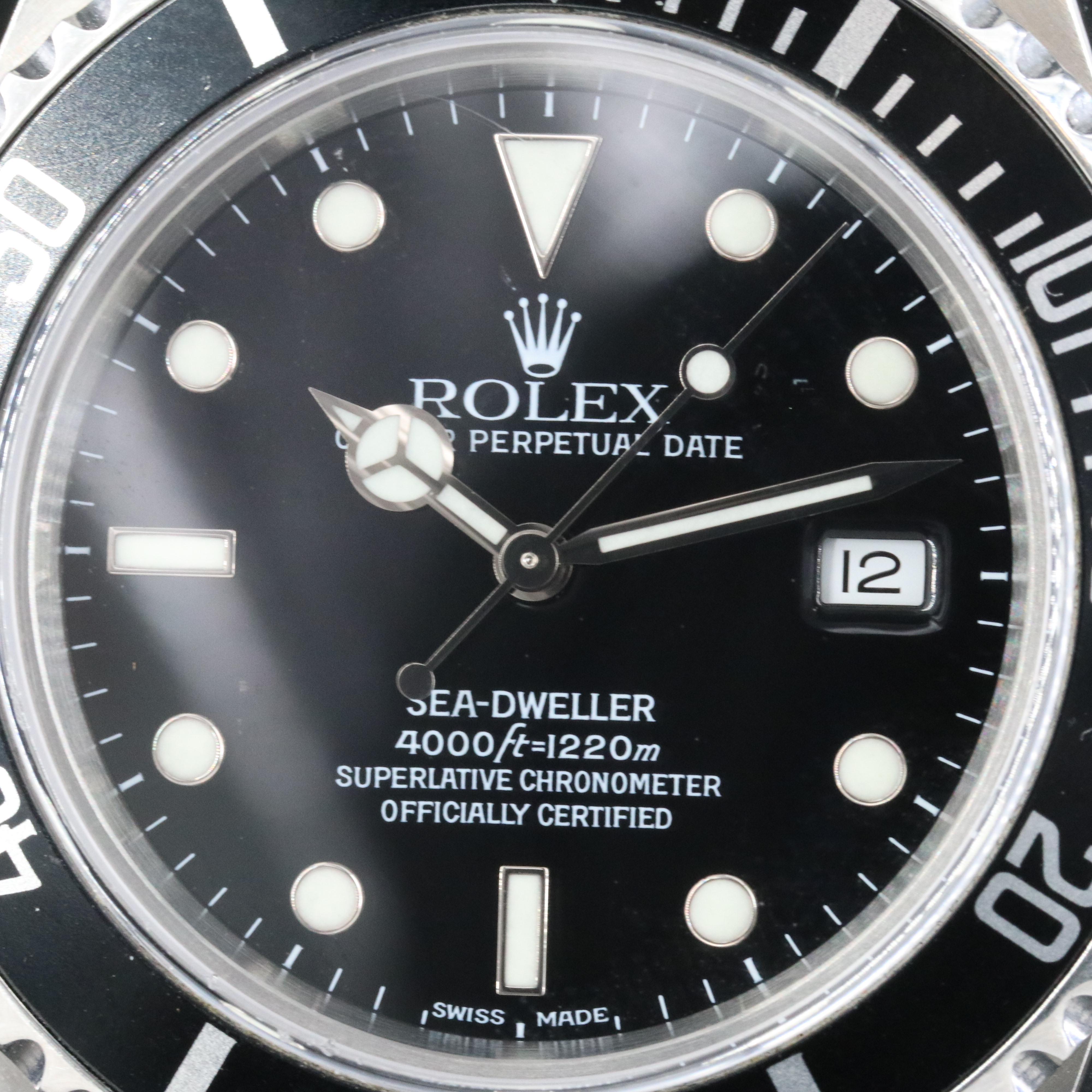 2000 Rolex Oyster Perpetual Date Sea - Dweller 4000ft. Watch