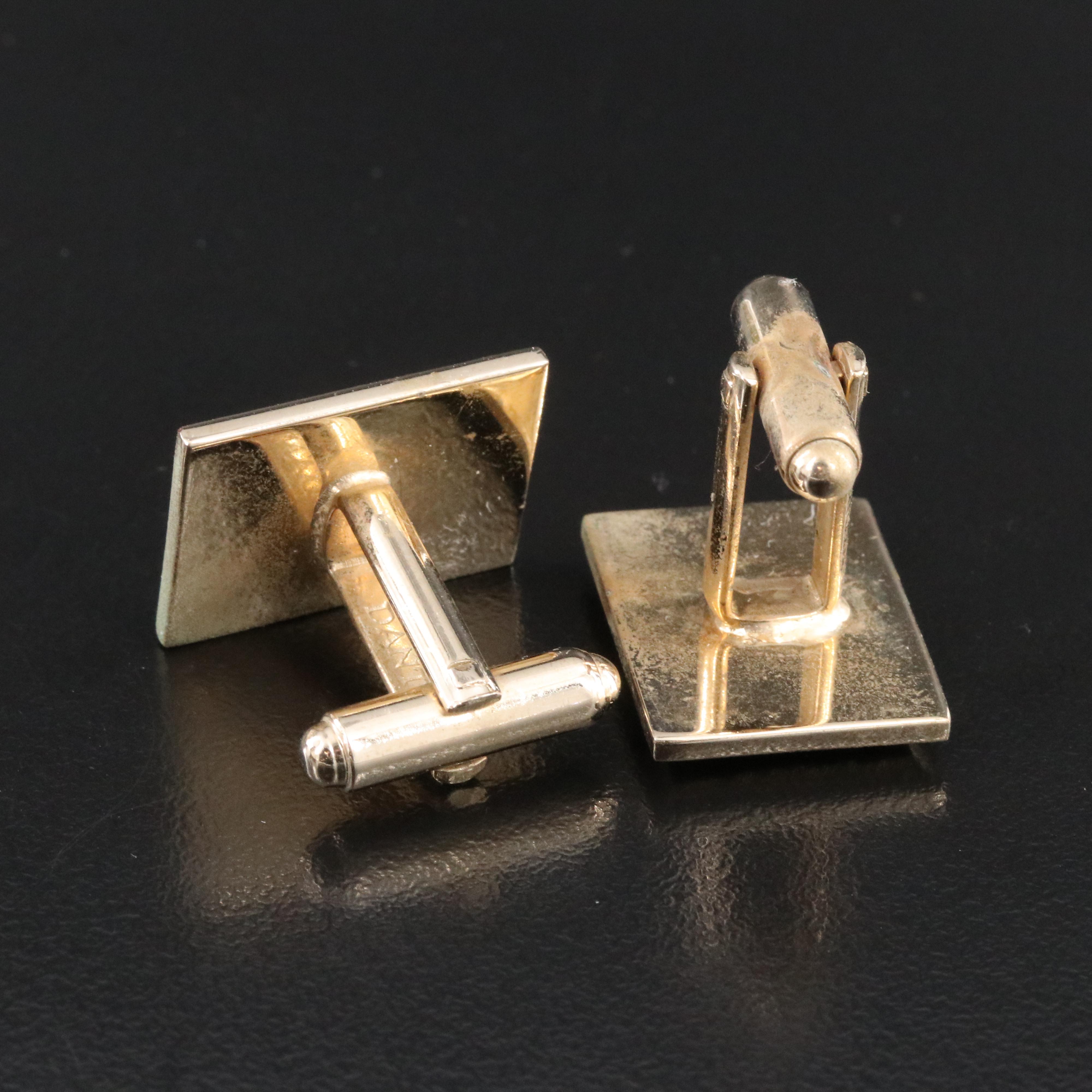 Sterling Anson Tie Clip, Cufflinks and Pin