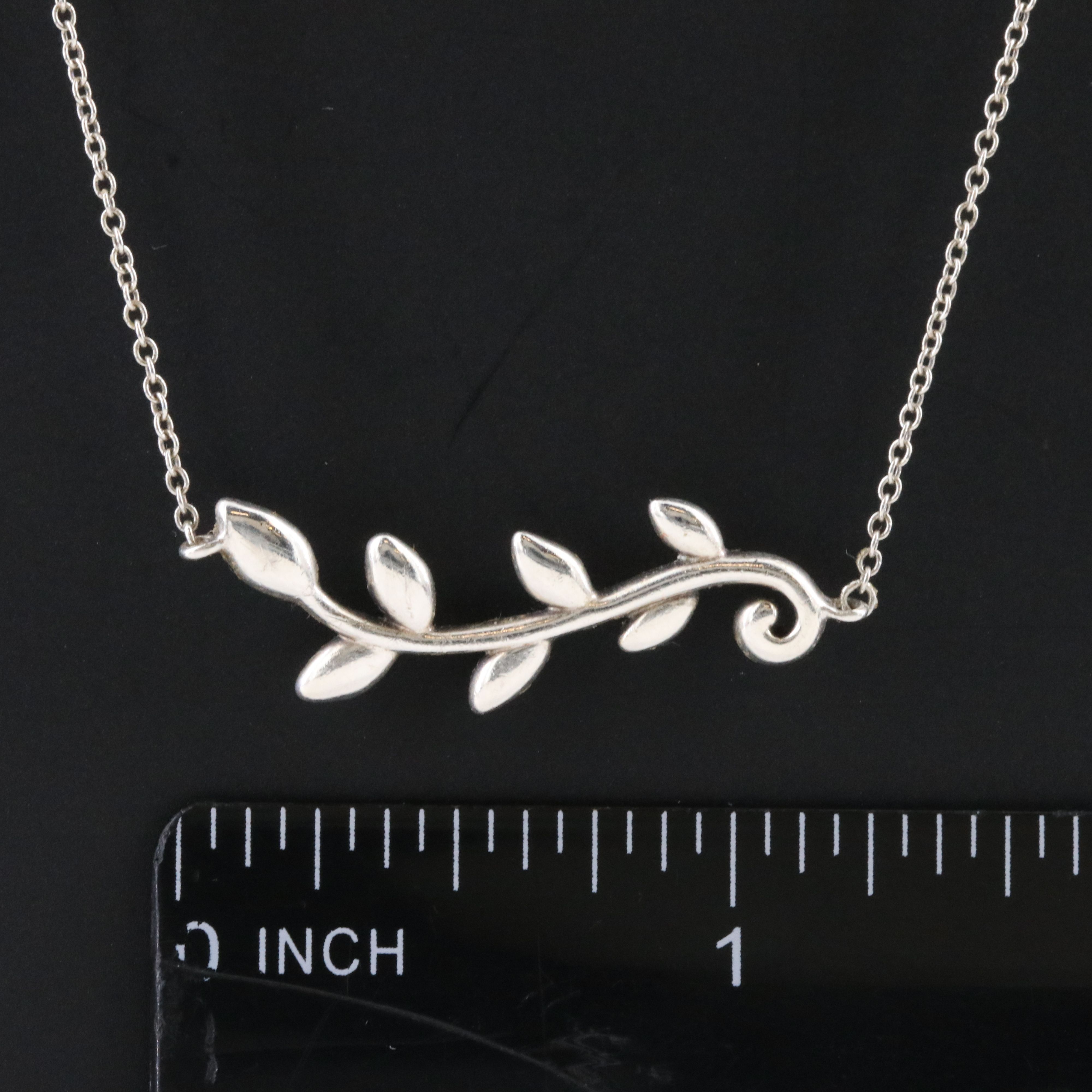 Paloma Picasso for Tiffany & Co. Sterling Olive Leaf Vine Necklace