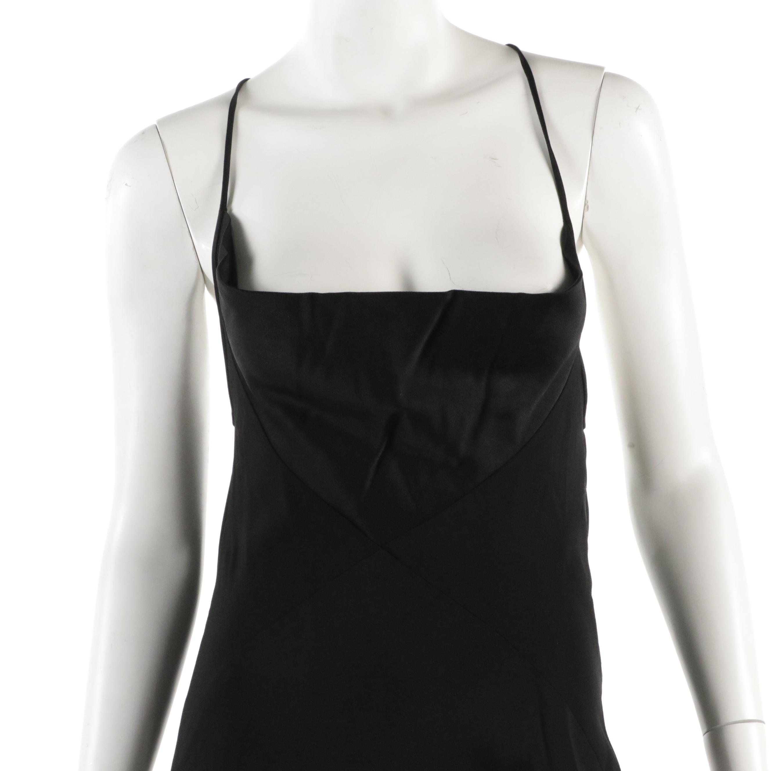 Pearce Fionda Sleeveless Evening Dress with Crisscross Back from Neiman Marcus