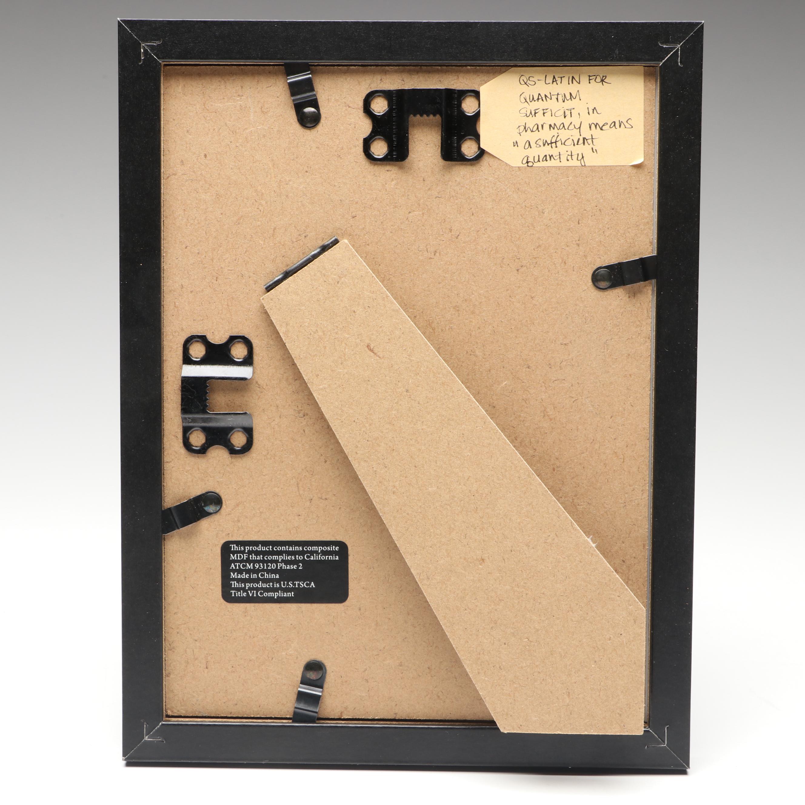 Prescription Form for California Port Wine, 1889