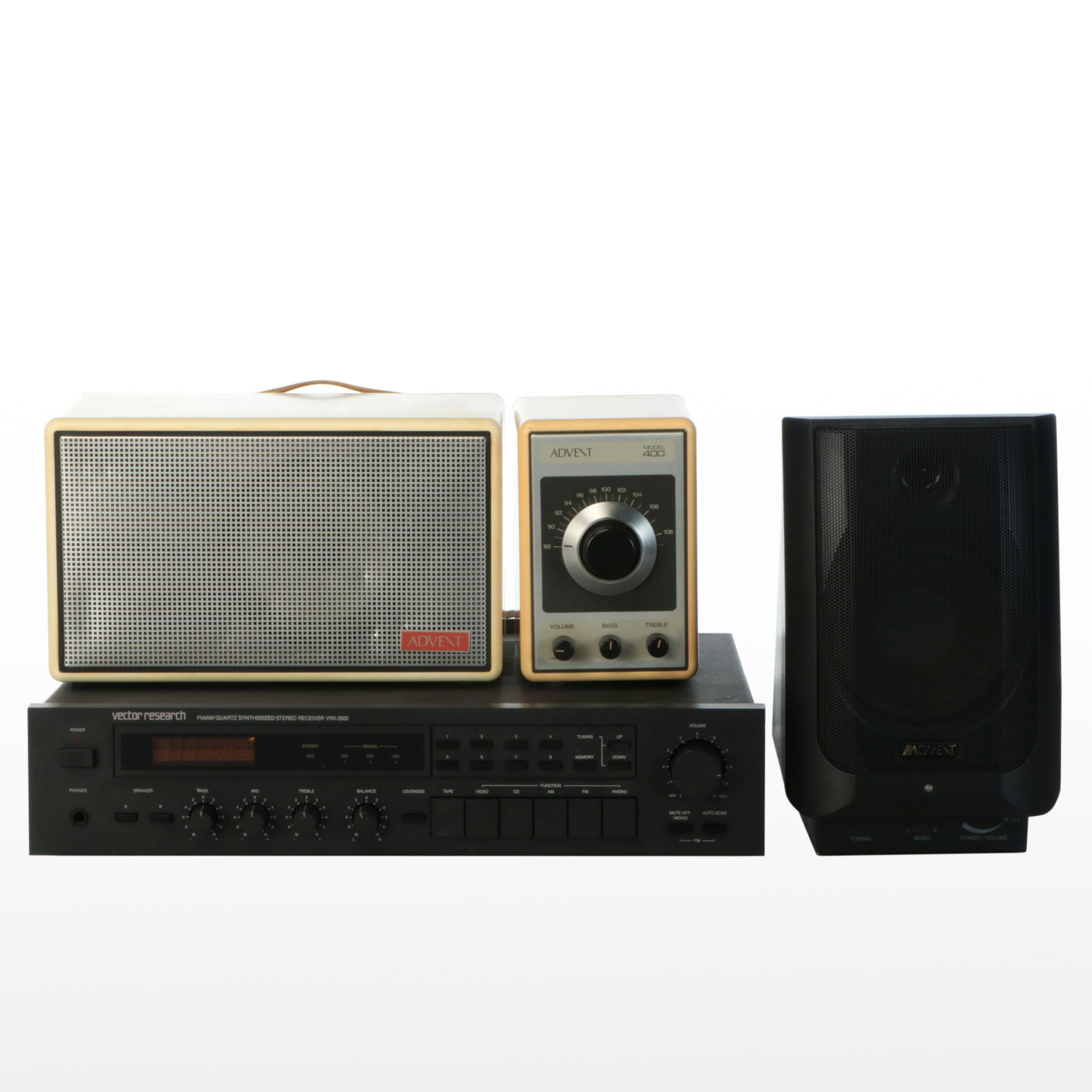 Vector Research VRX-3500 Stereo Receiver with Advent Speakers