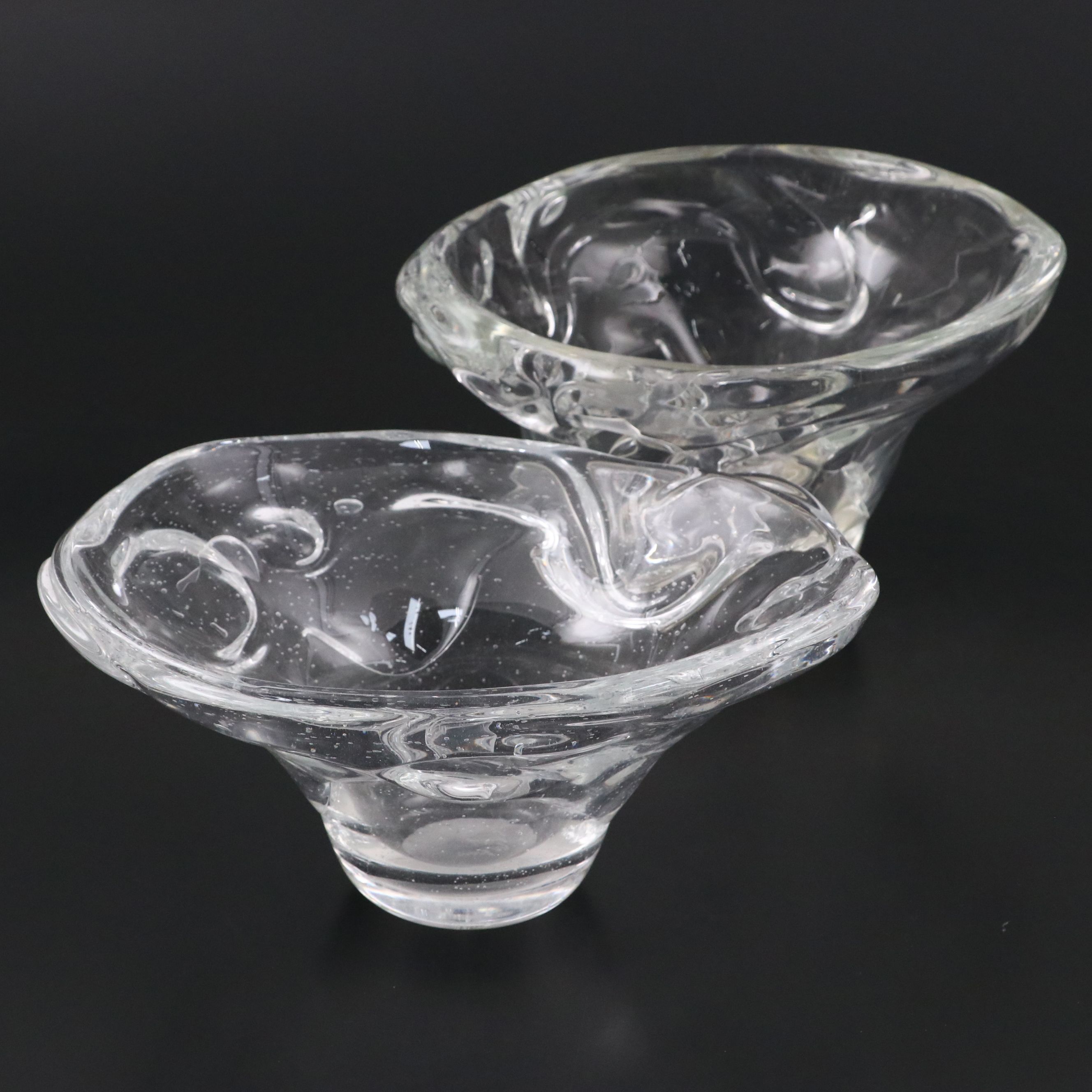 Handblown Glass Decorative Bowls