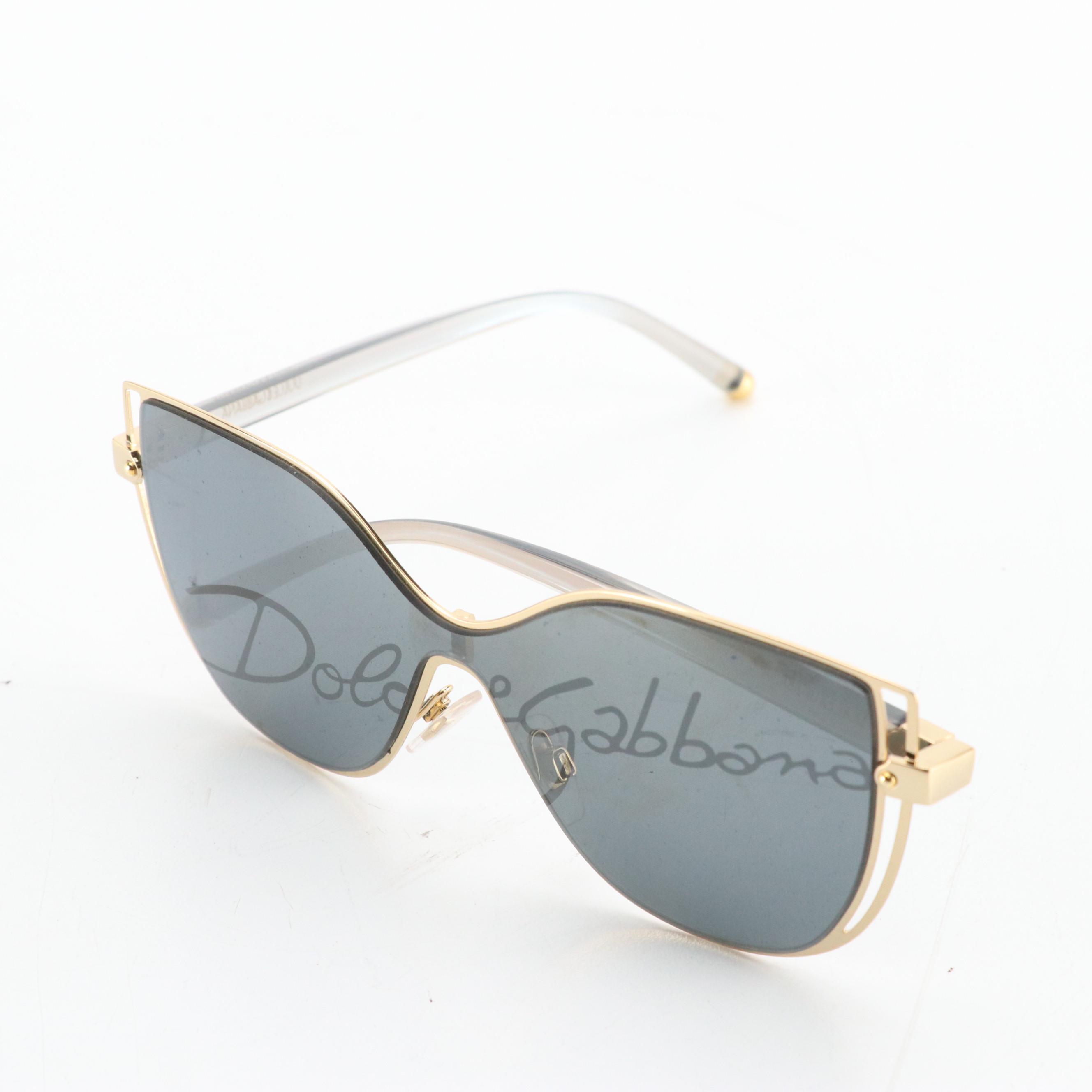 Dolce & Gabbana DG2236 Butterfly Shield Sunglasses with Case