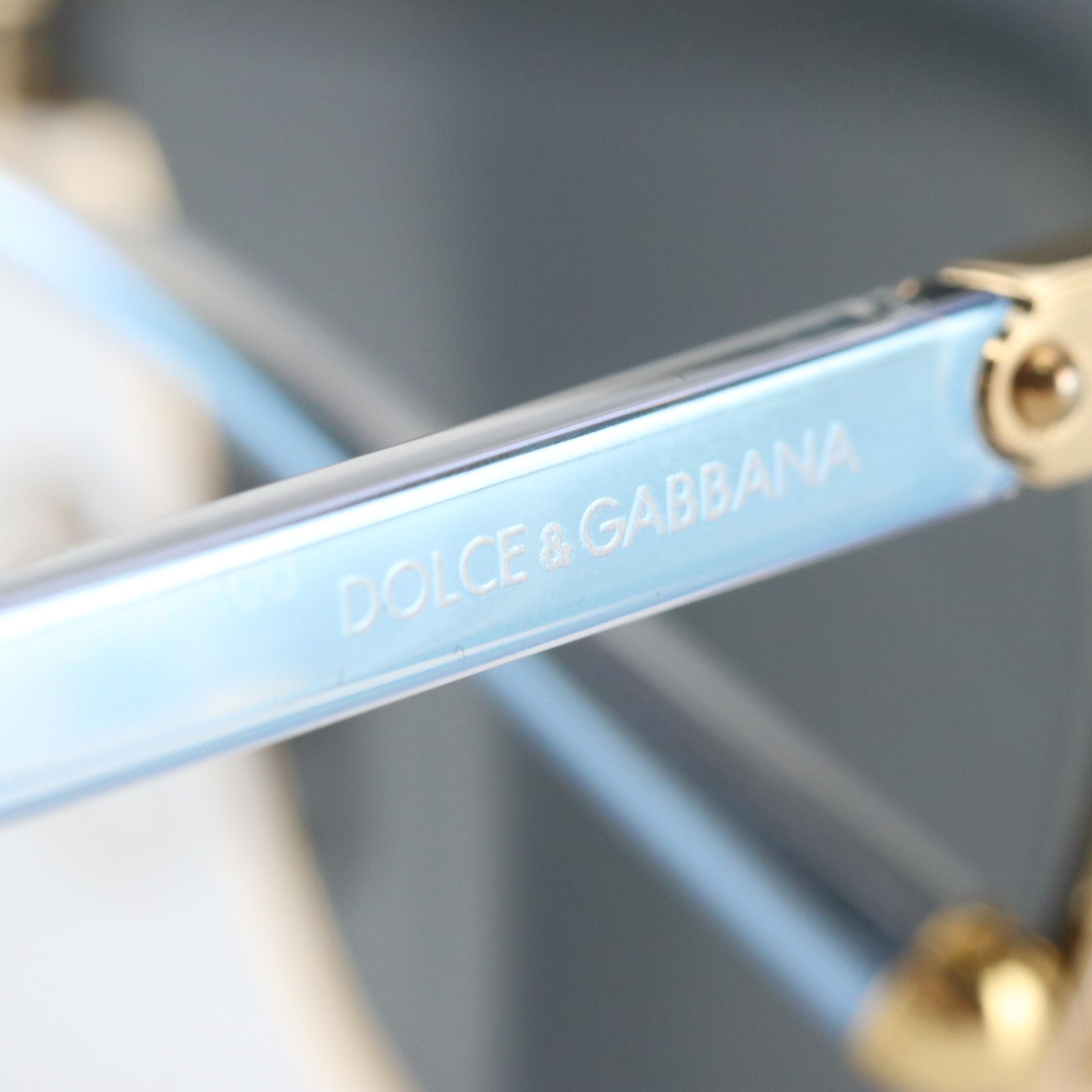 Dolce & Gabbana DG2236 Butterfly Shield Sunglasses with Case