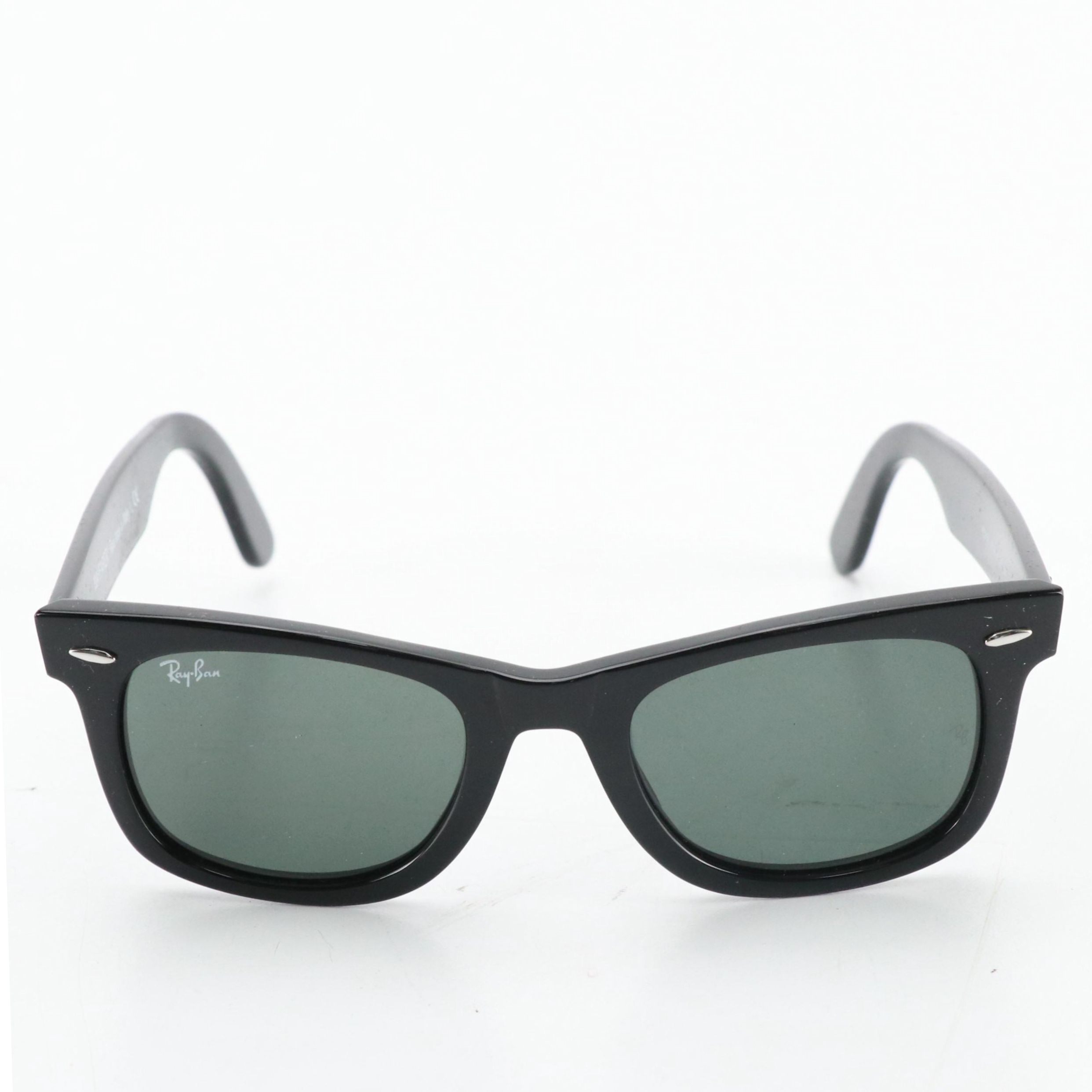 Ray-Ban RB2140 901A Black Wayfarer Sunglasses in Case