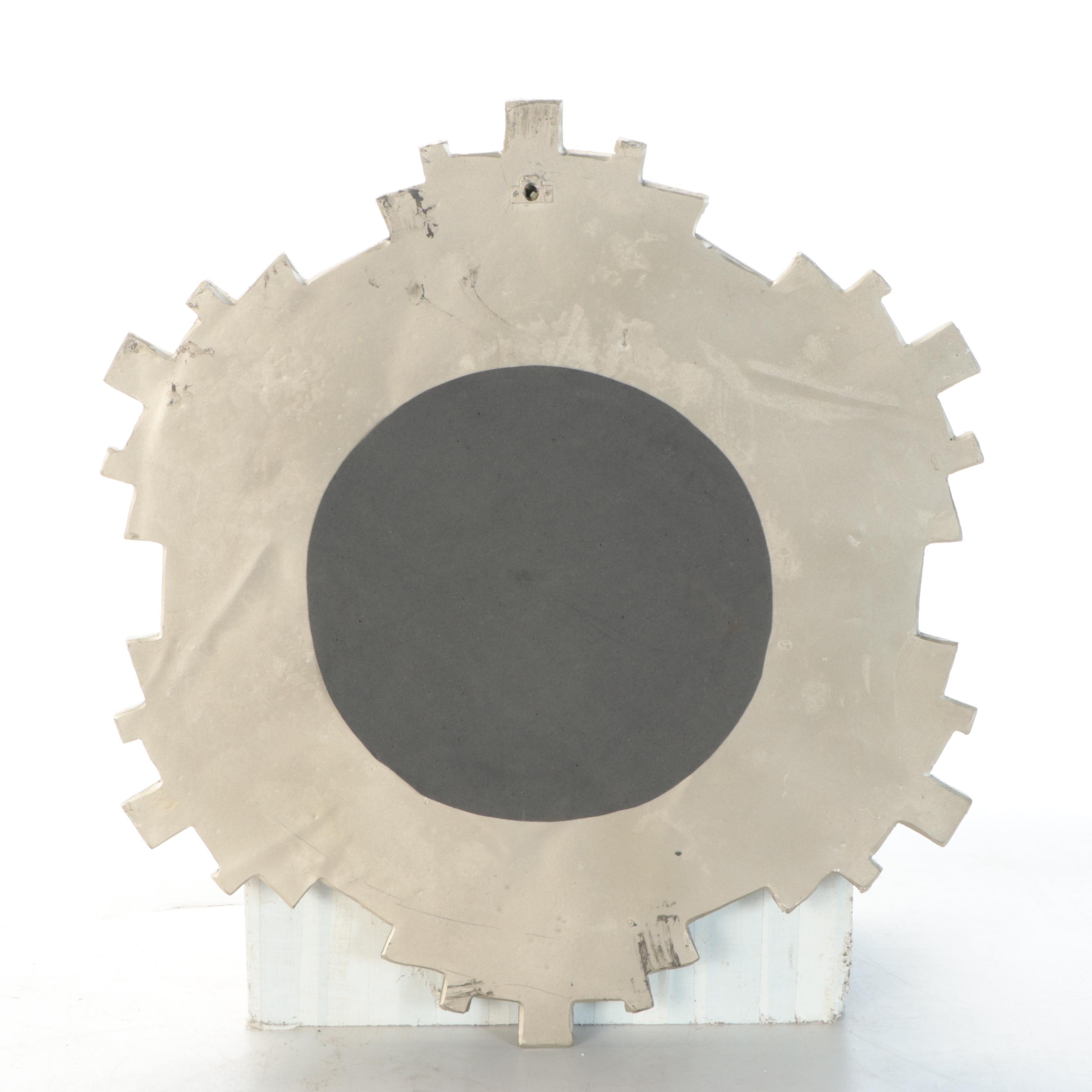 Wood Sunburst Wall Mirror