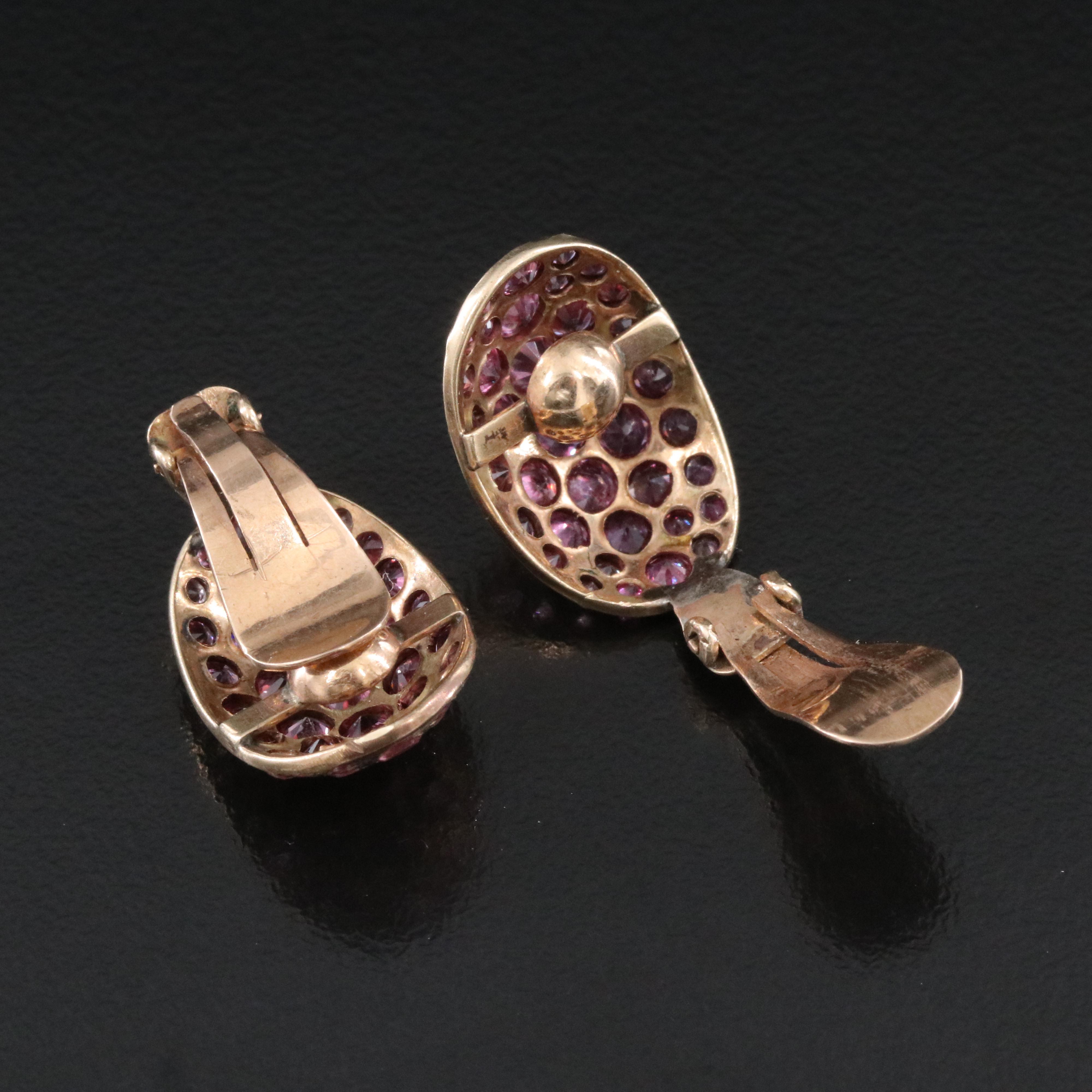 9K Sapphire Earrings