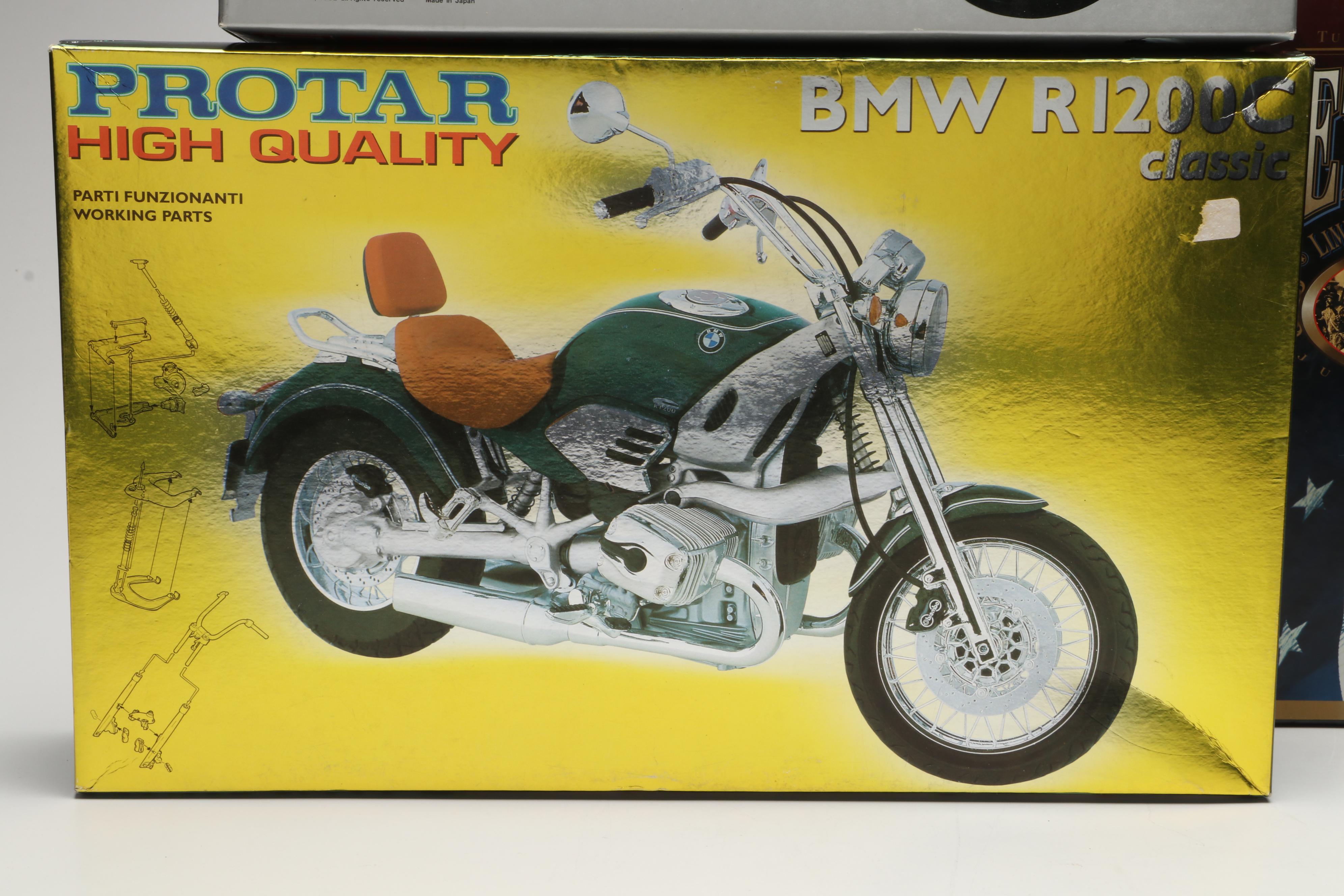 Protar and Imai BMW Motorcycle and Other Model Kits with Gettysburg VHS Box Set