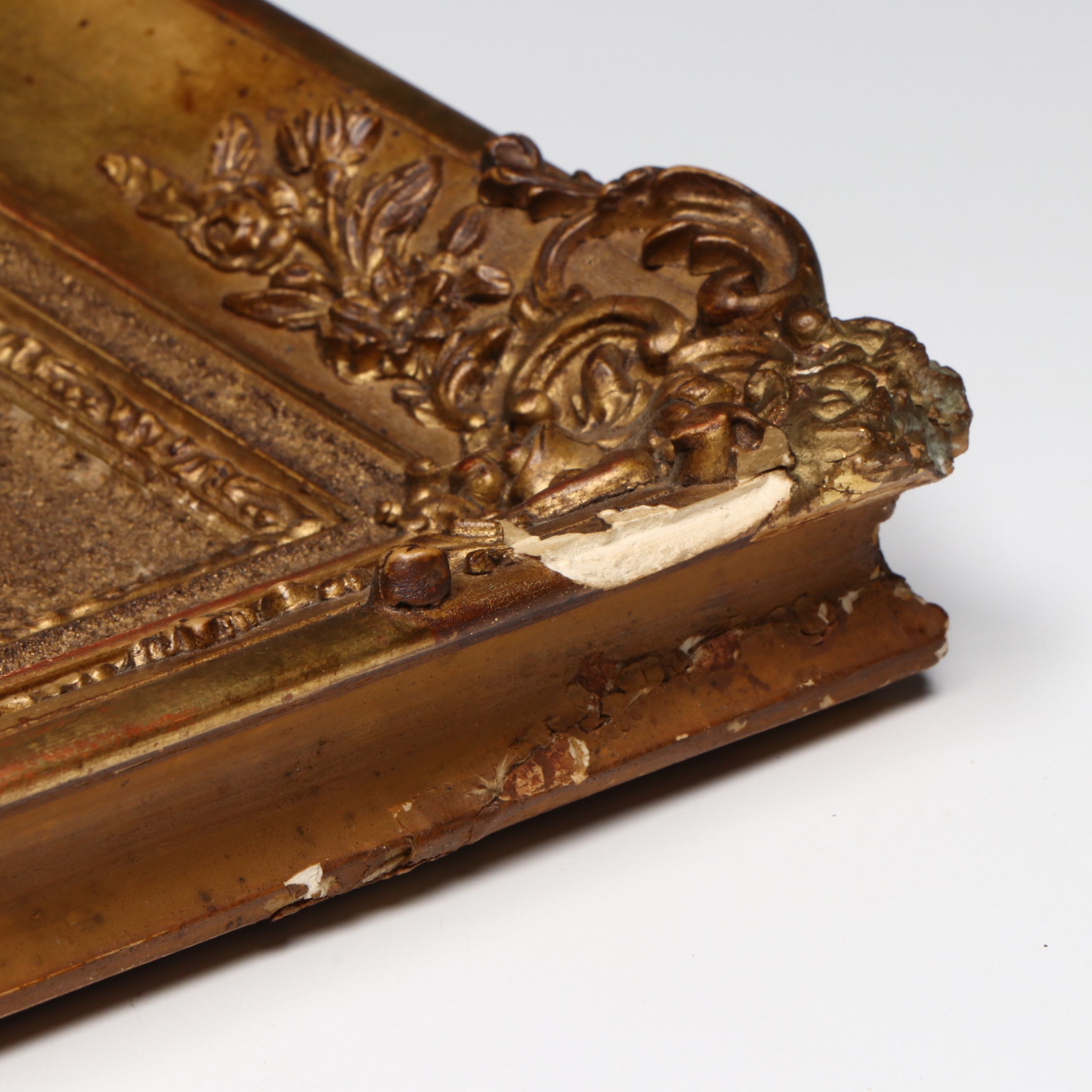 European Hand-Painted Floral Porcelain Plaque, Late 19th/Early 20th Century