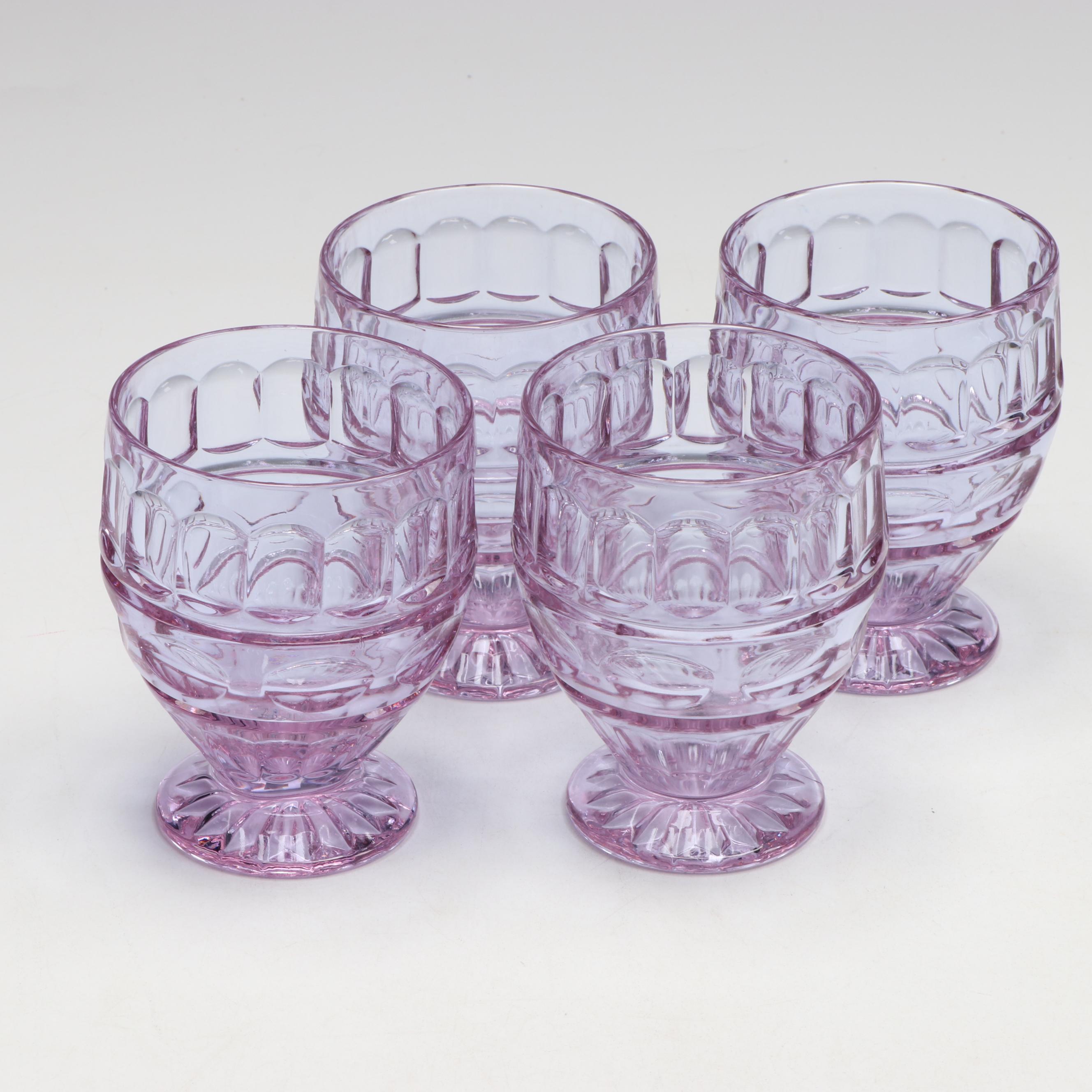 Fostoria "Hermitage Wisteria" Glass Stemware
