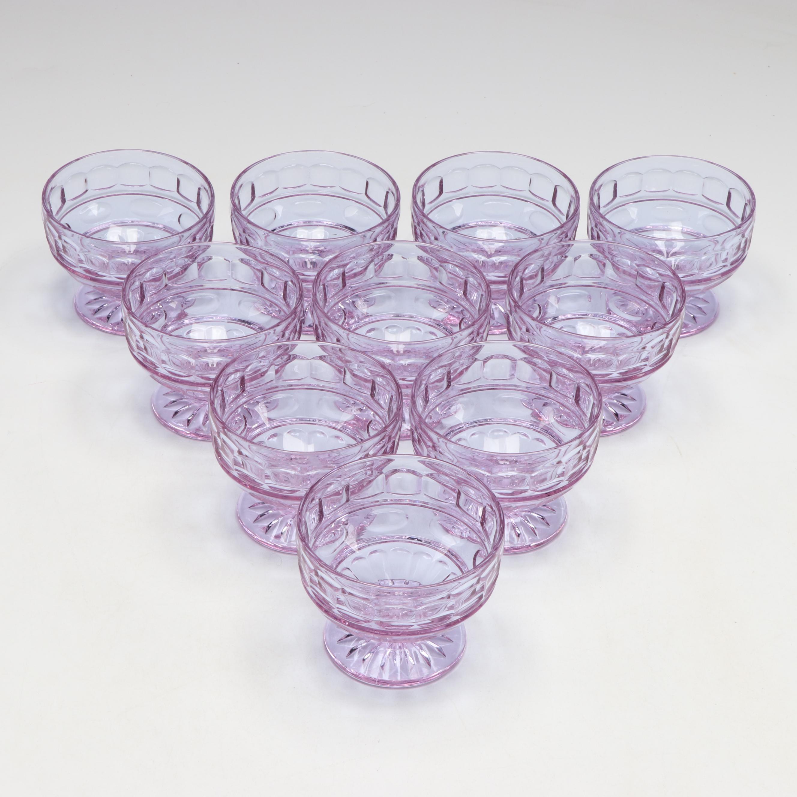Fostoria "Hermitage Wisteria" Glass Stemware