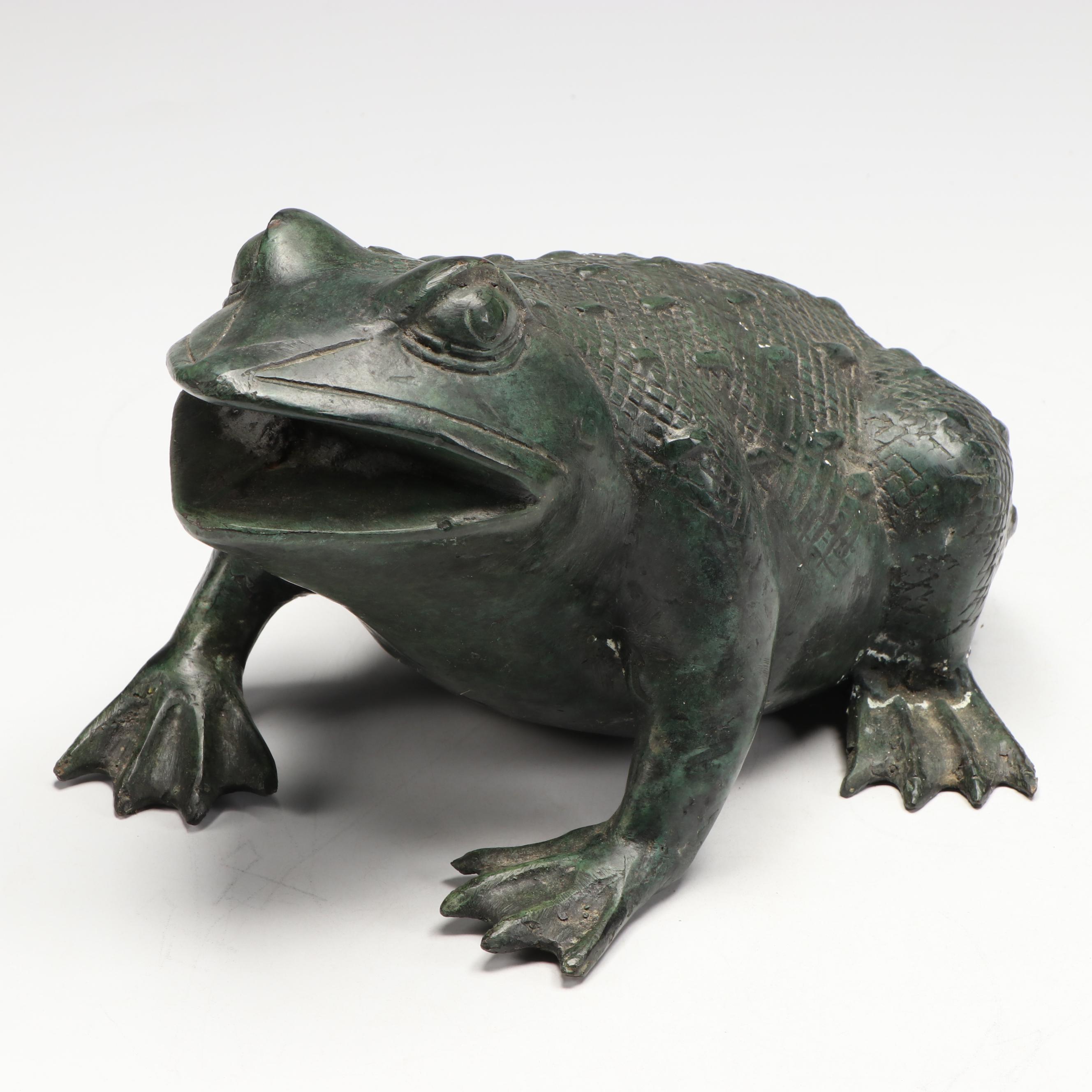 Cast Resin Frog Garden Statues