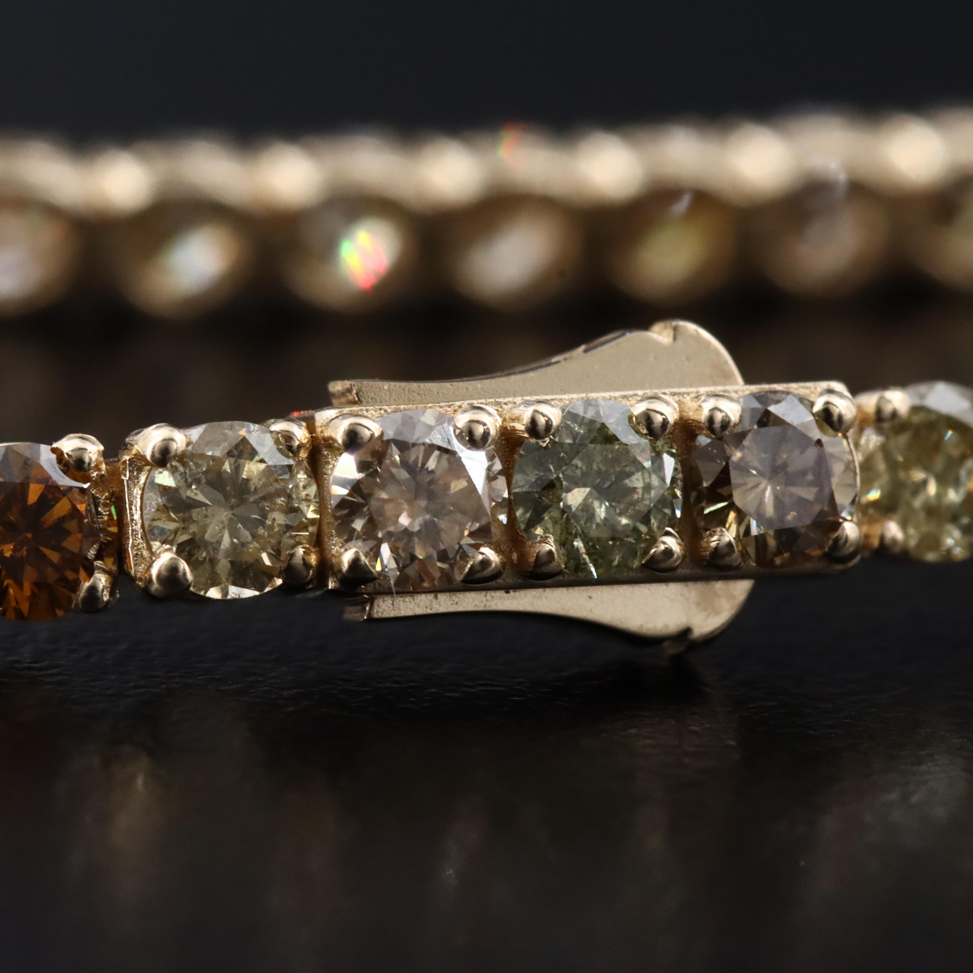 14K 6.88 CTW Diamond Bracelet with IGI Jewelry Report