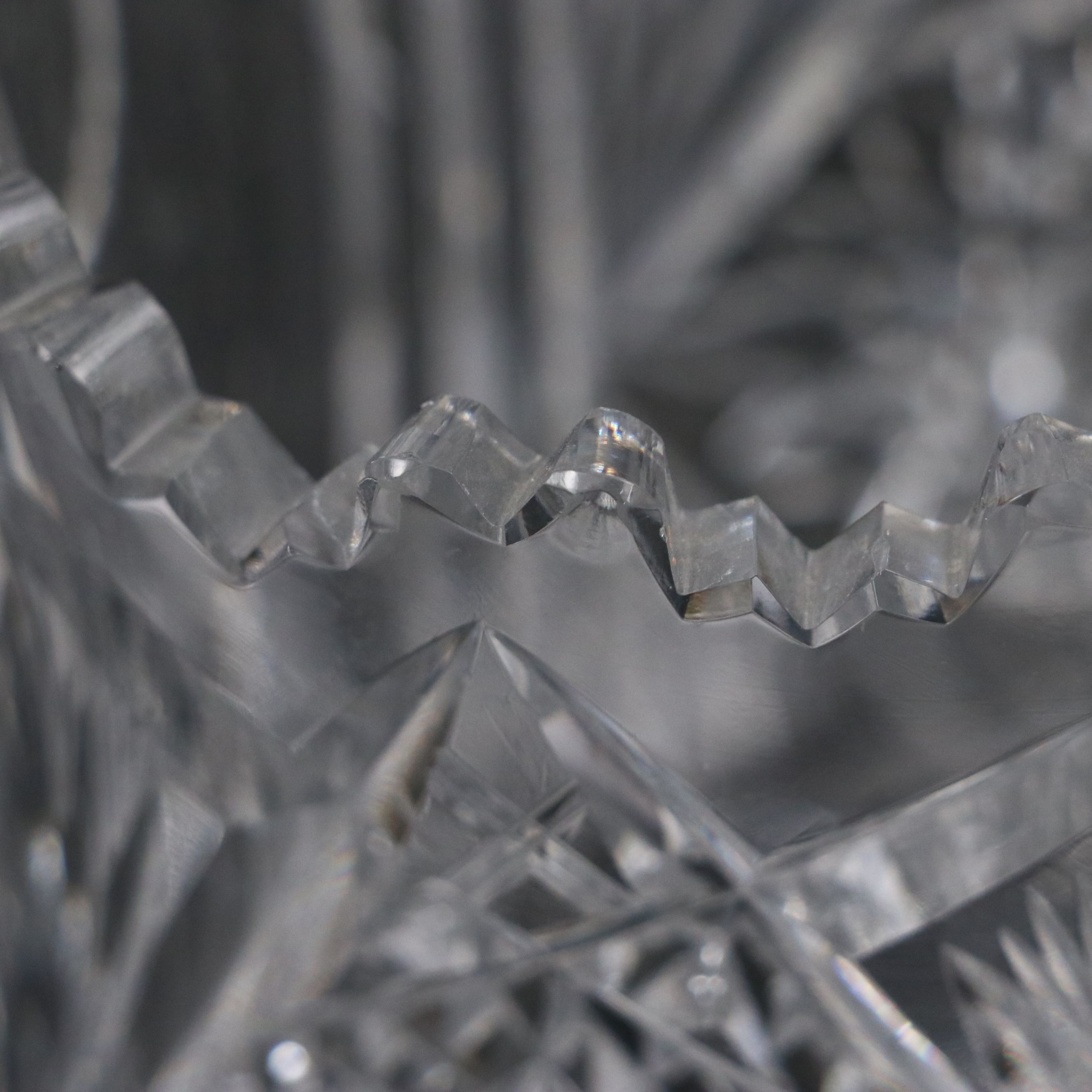 American Brilliant Cut Crystal Decanters and Pitcher