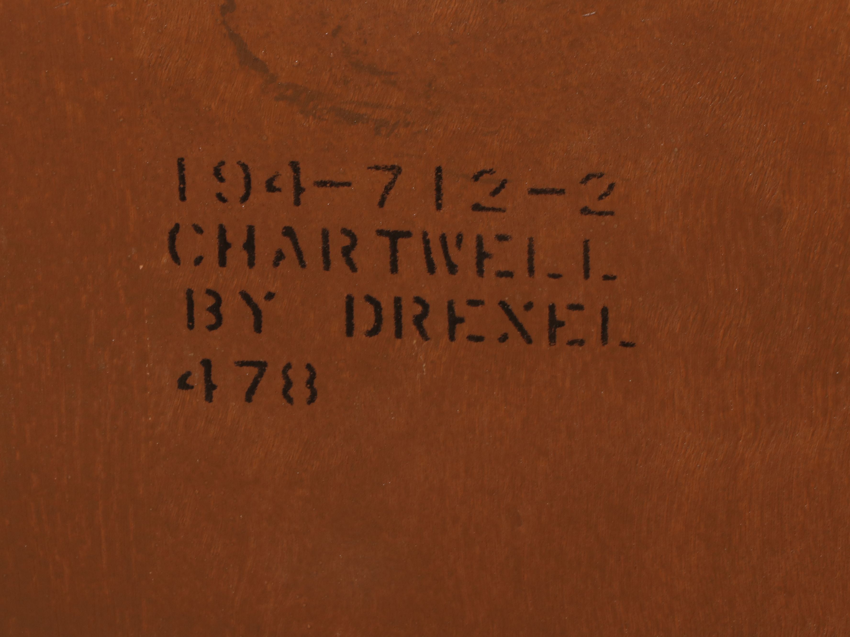 Chartwell by Drexel Oak Finish Free Standing Bookcase Cabinet