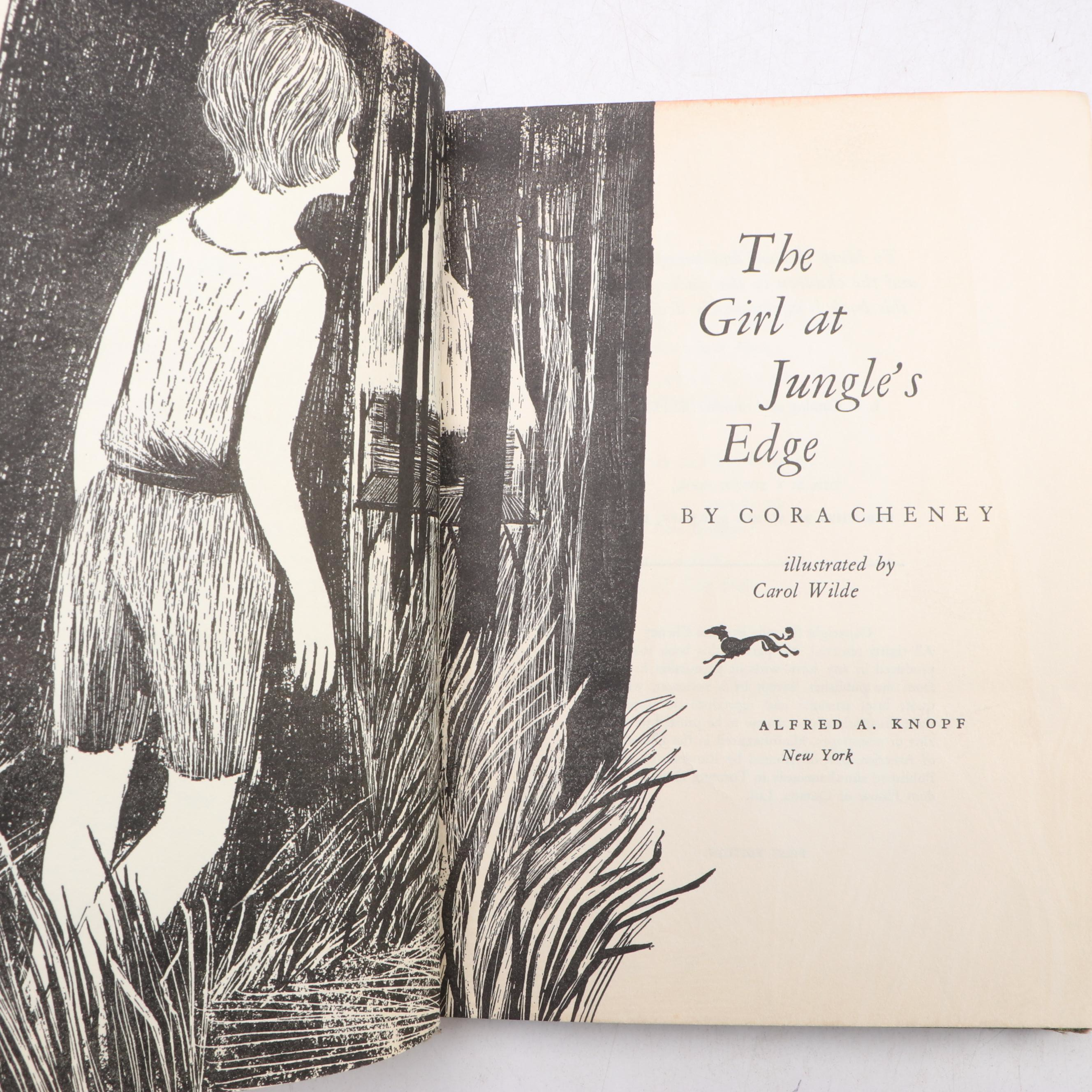 First Edition "The Girl at Jungle's Edge" by Cora Cheney and More Fiction Books