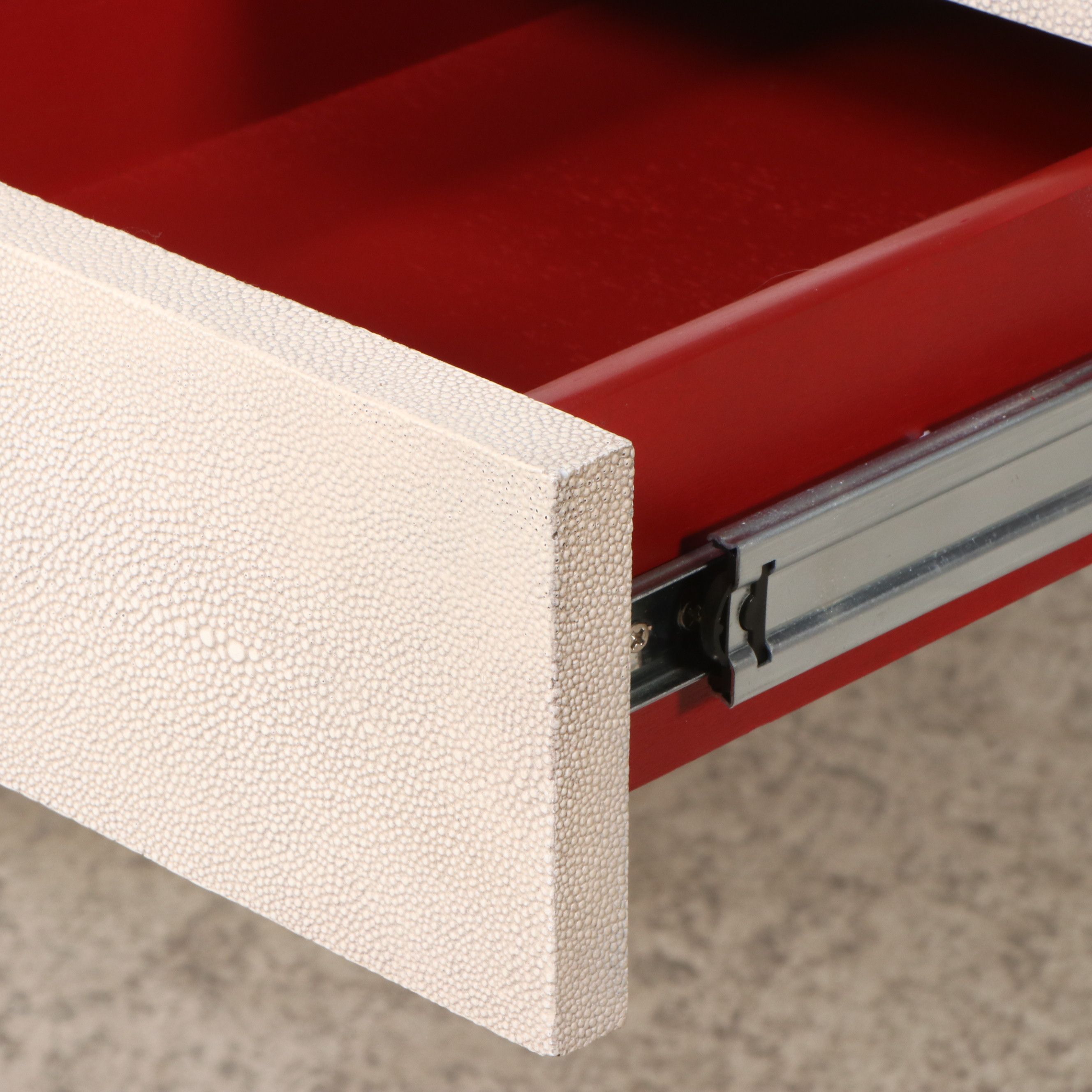 Mitchell Gold + Bob Williams Modernist Writing Desk with Pebbled Finish