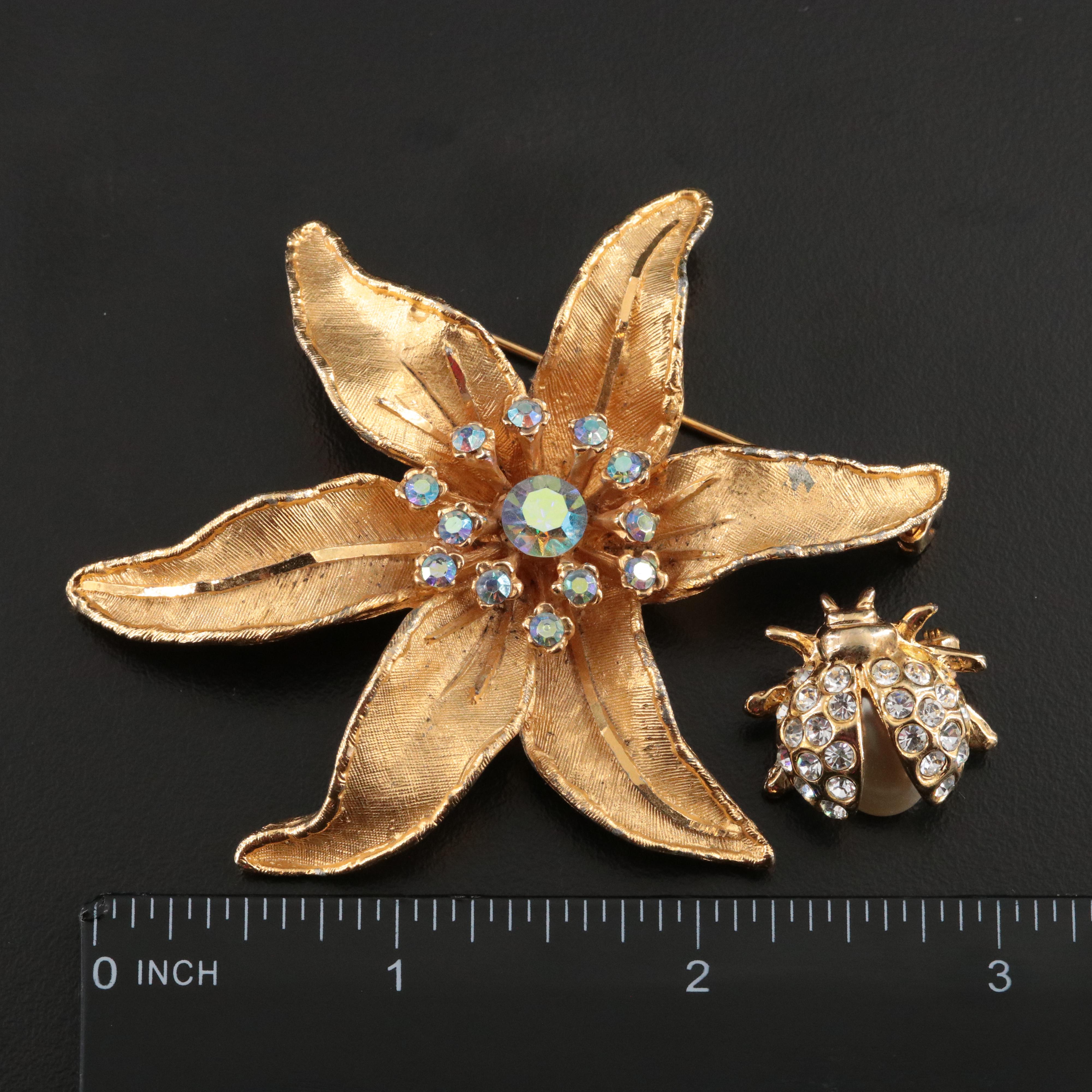 Sandor, Trifari and Coro Featured in Vintage Brooch Collection