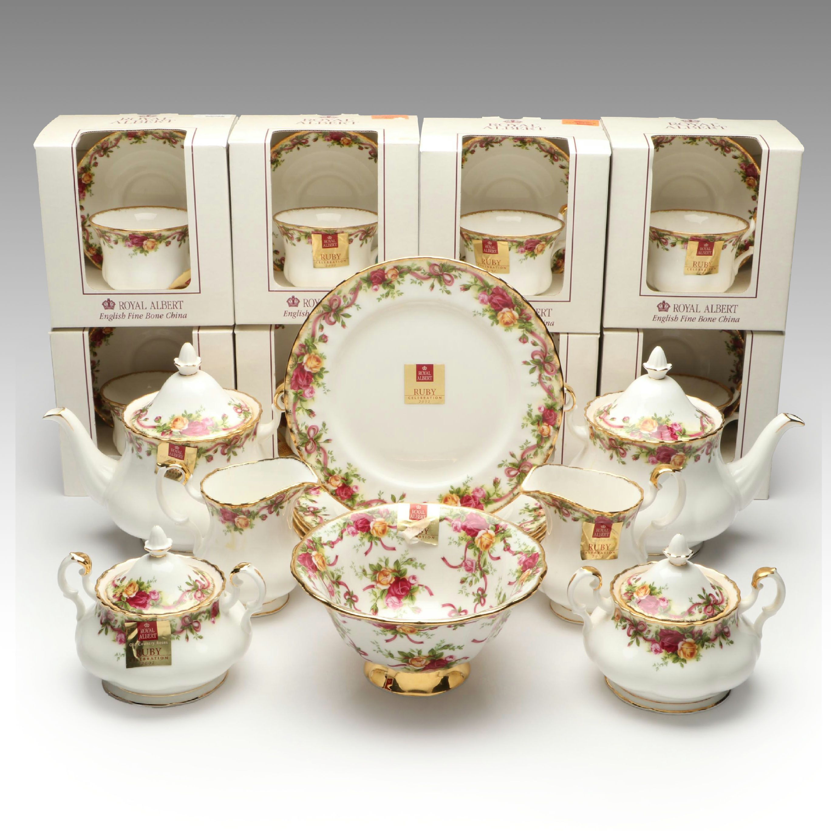 Royal Albert "Old Country Roses" Ruby Celebration China Tableware