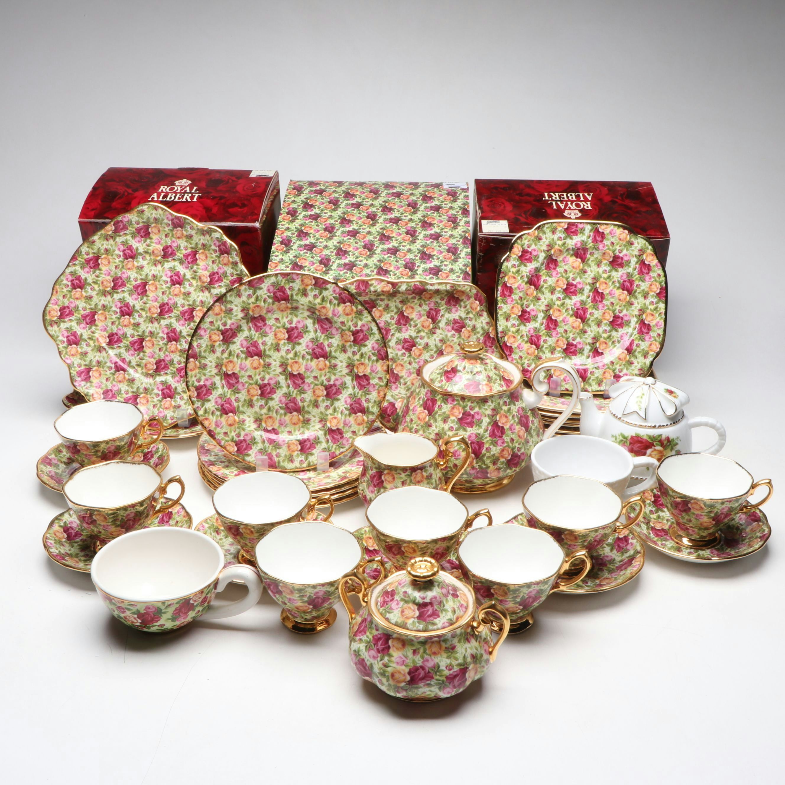 Royal Albert Chintz Collection "Old Country Roses" China Dinnerware, 1999-2009