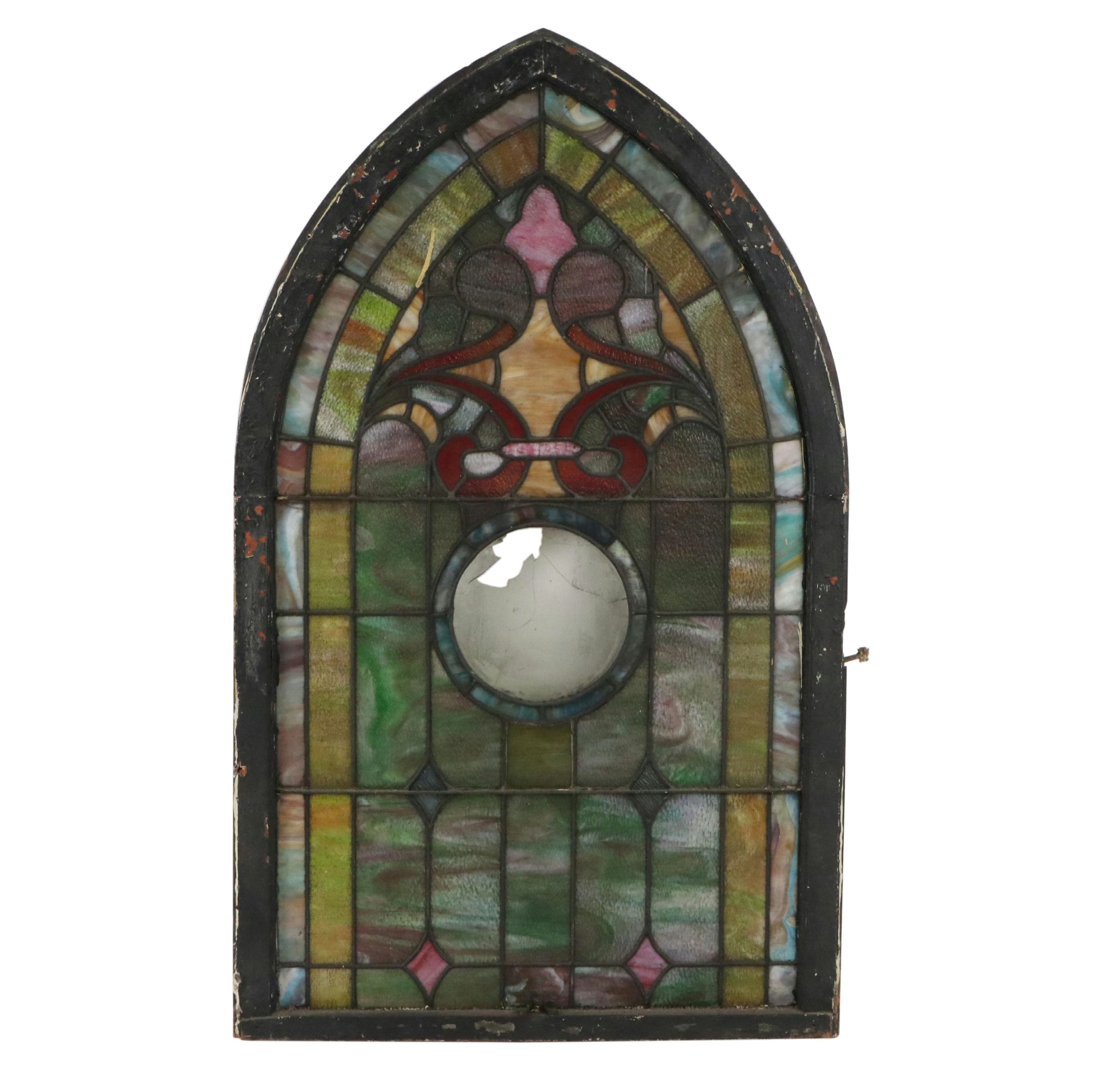 Gothic Style Leaded Stained Glass Lancet Cathedral Windows
