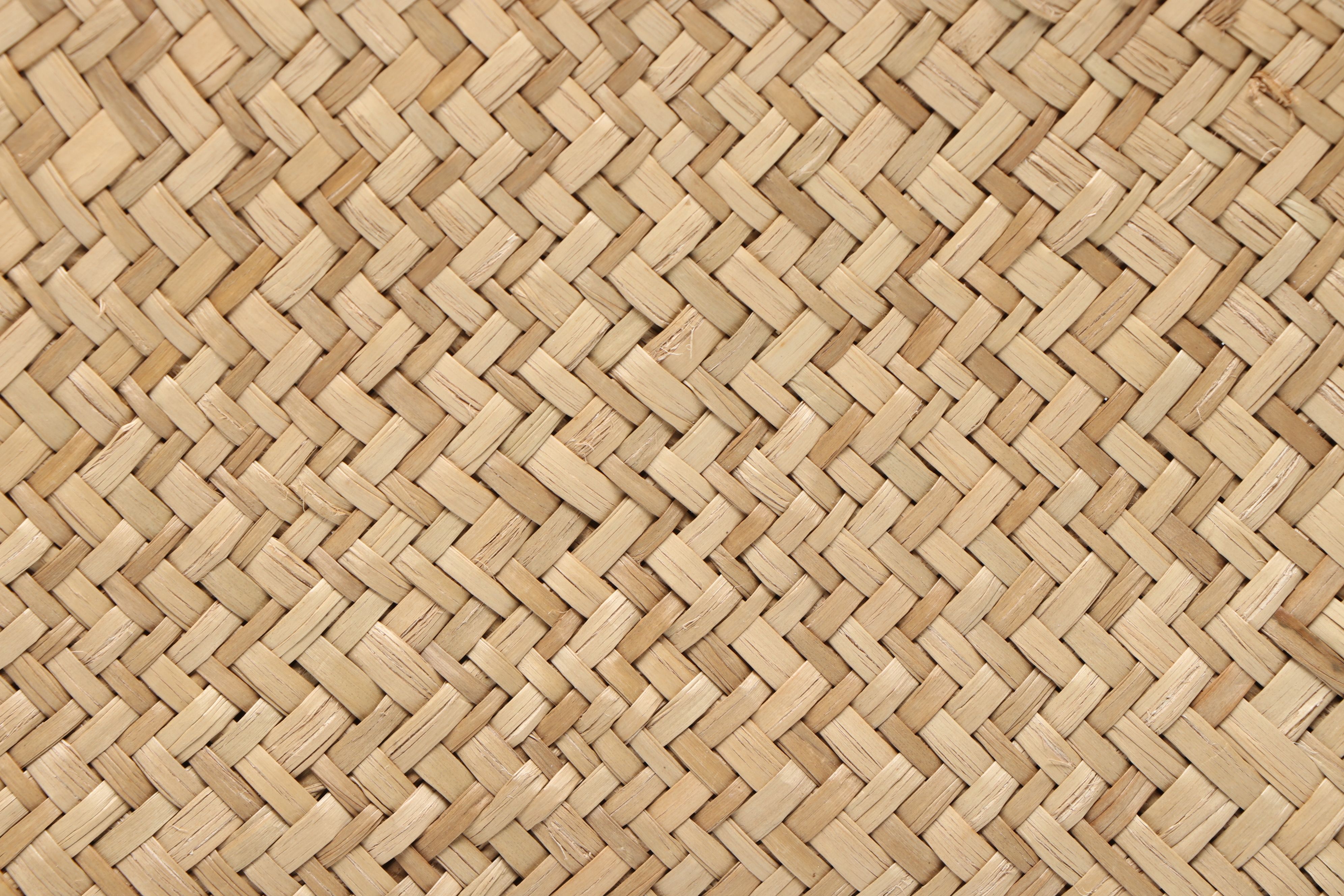 Vietnamese Woven Plant Fiber Basketry Shopping Bags