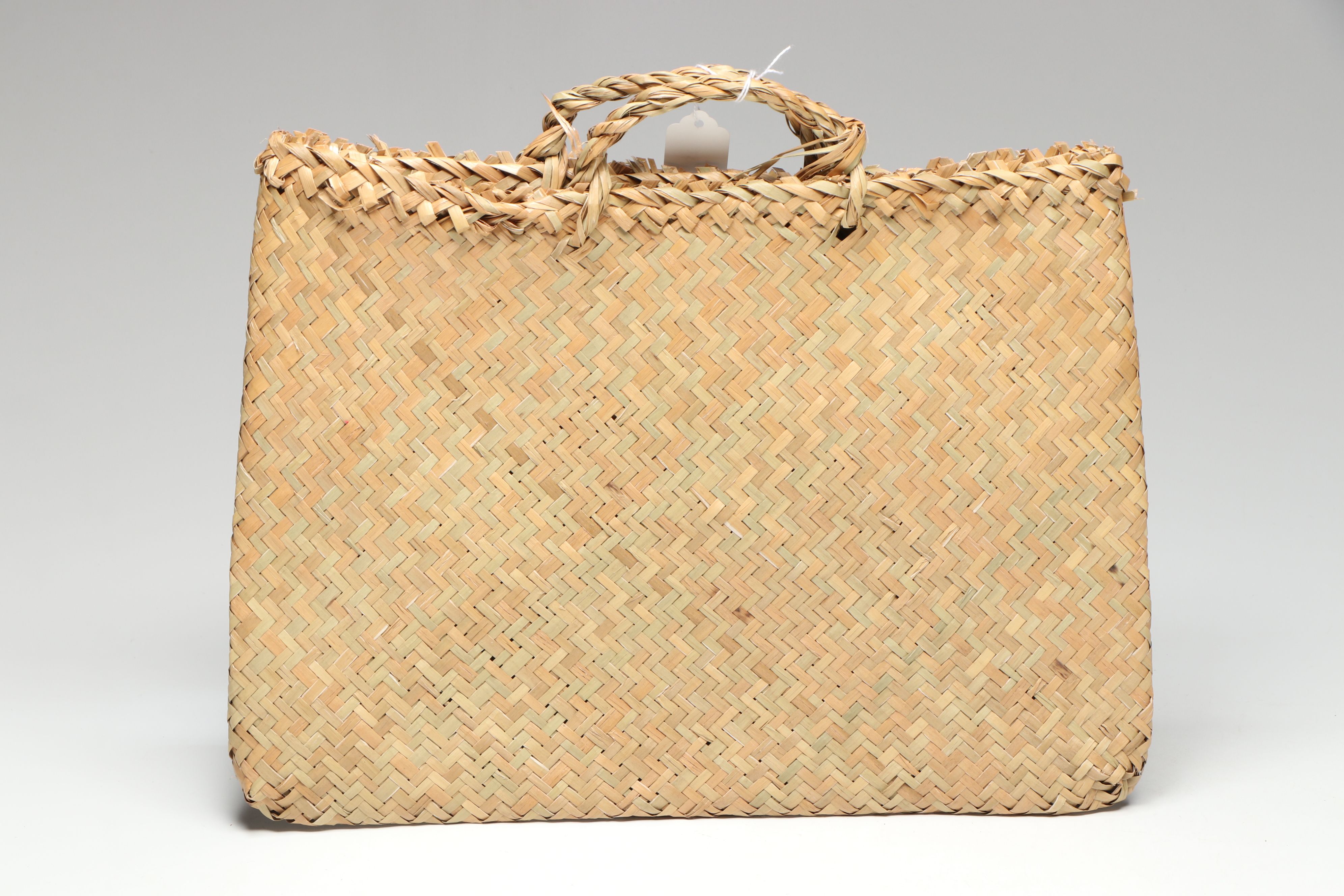 Vietnamese Woven Plant Fiber Basketry Shopping Bags