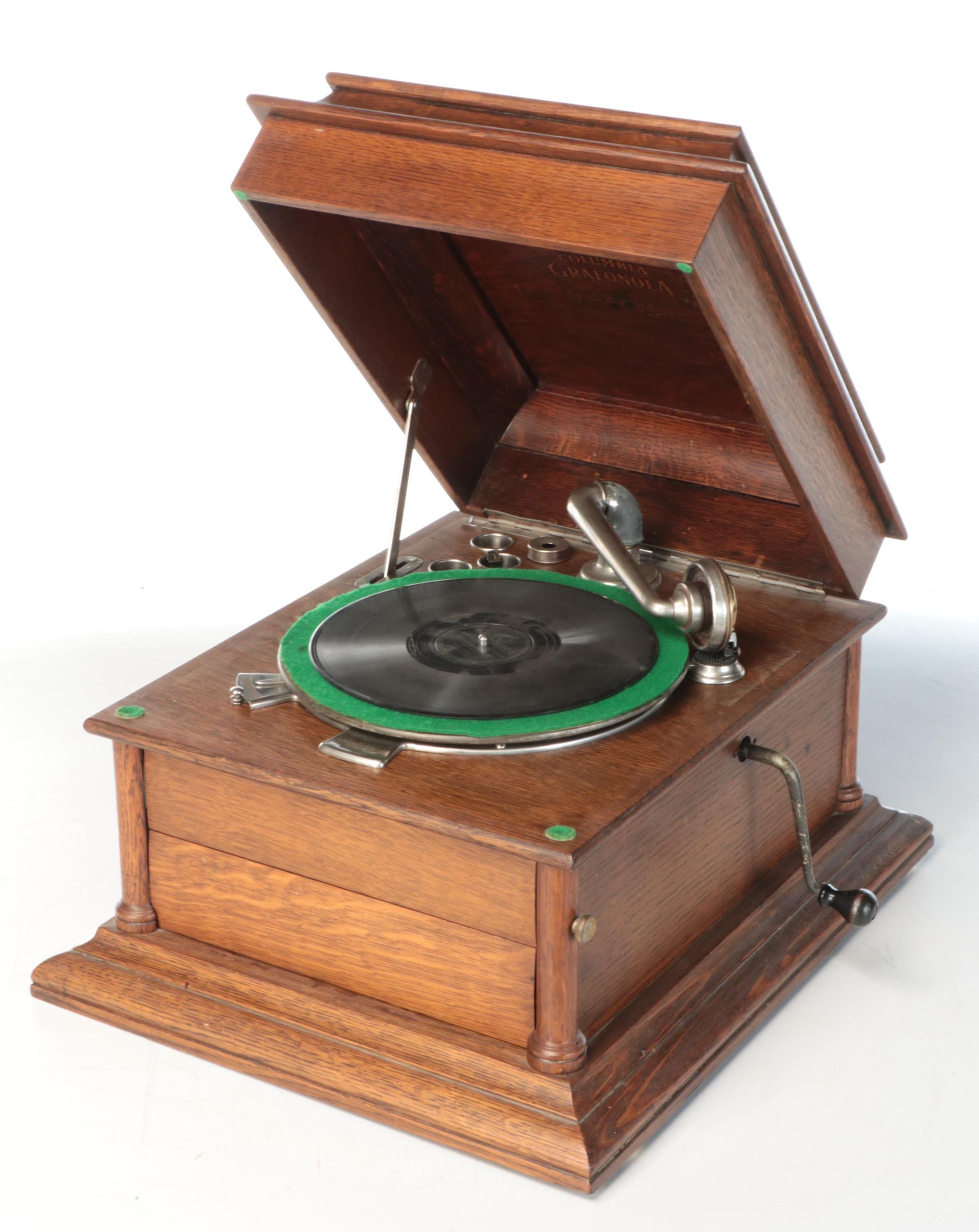 American Graphophone Company 78 RPM Vintage Oak Gramophone
