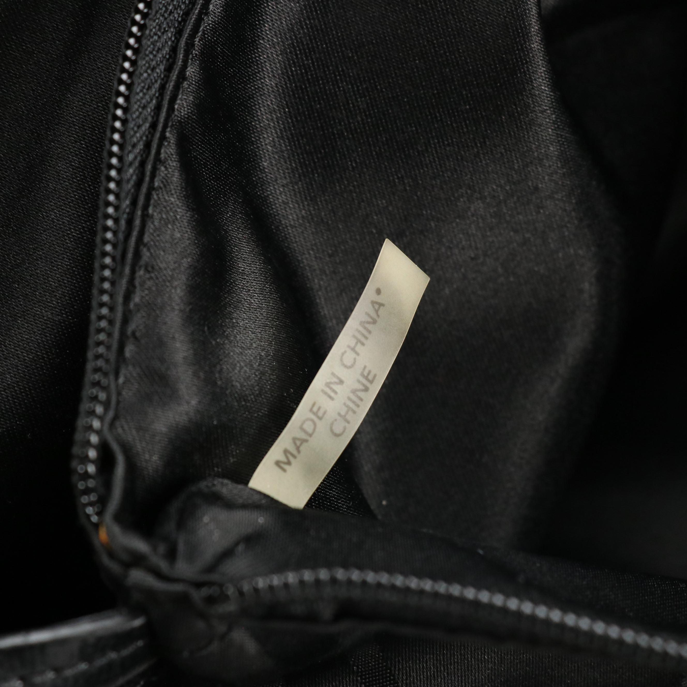 Coach Extra Large Zip Tote in Signature Nylon and Patent Leather Trim