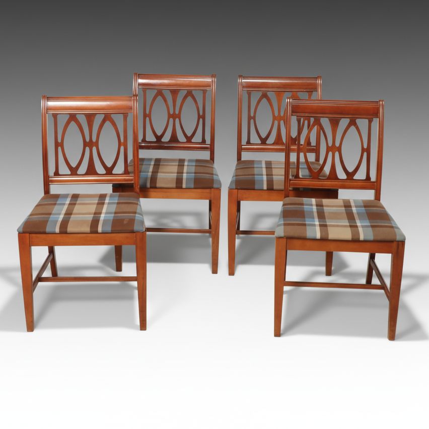 Set of Four Bernhardt Furniture Co. Side Chairs