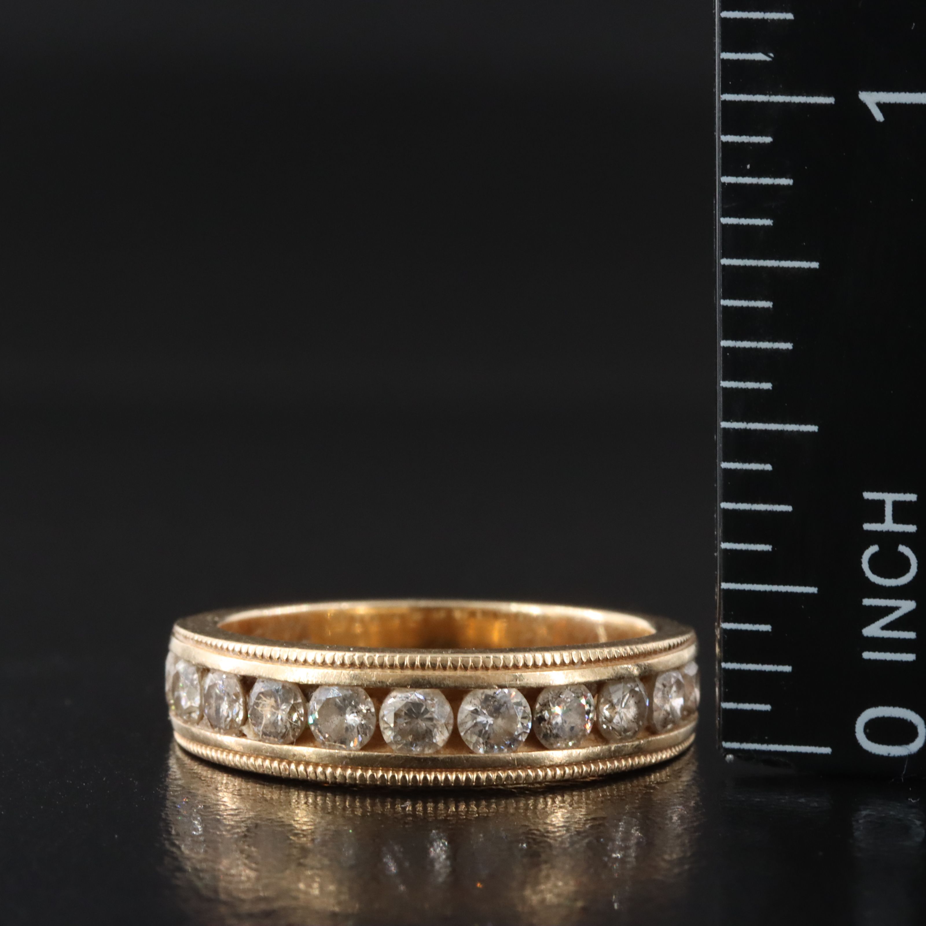 14K 0.93 CTW Diamond Band