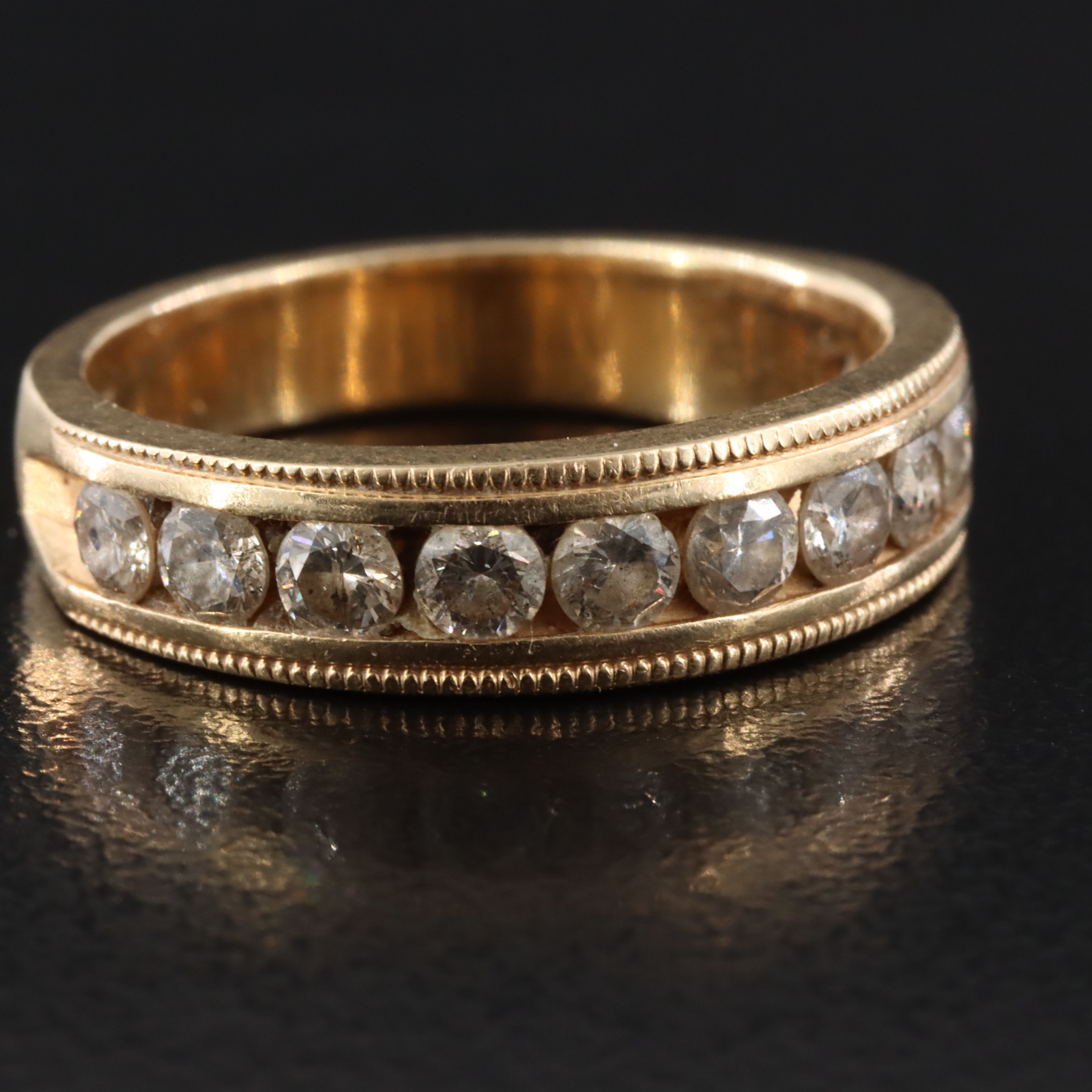 14K 0.93 CTW Diamond Band