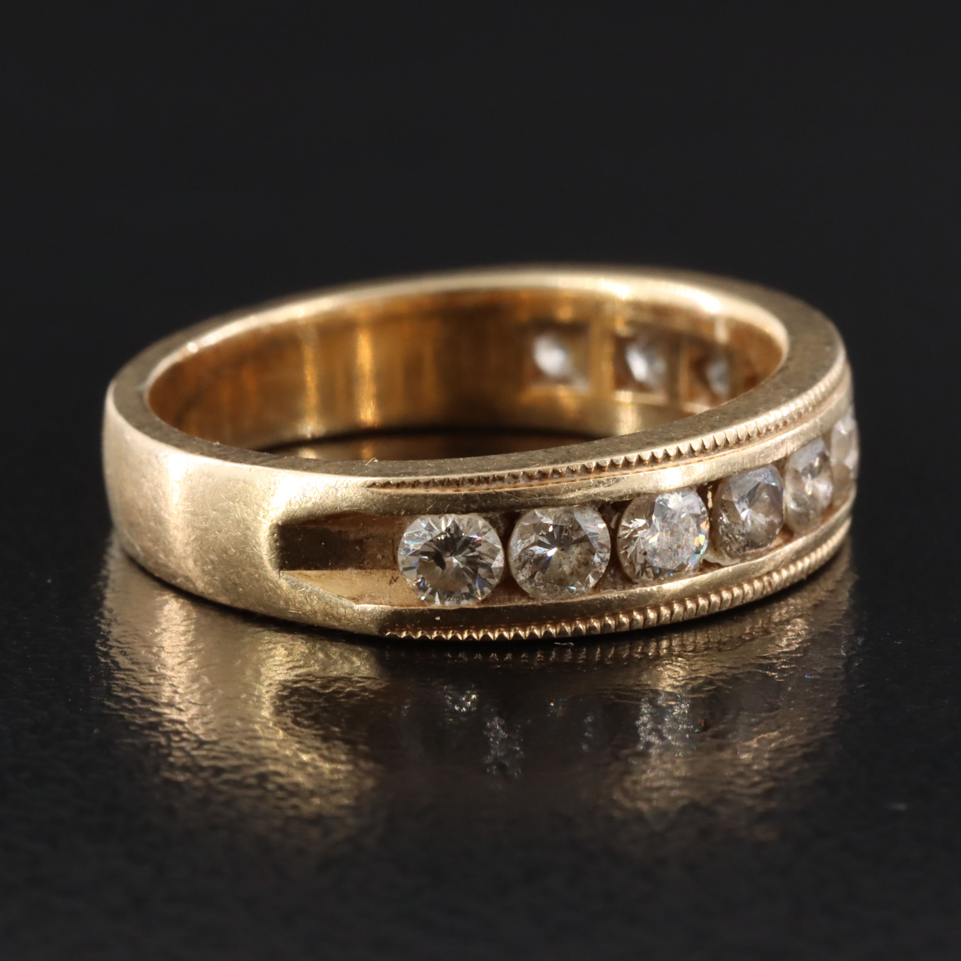 14K 0.93 CTW Diamond Band