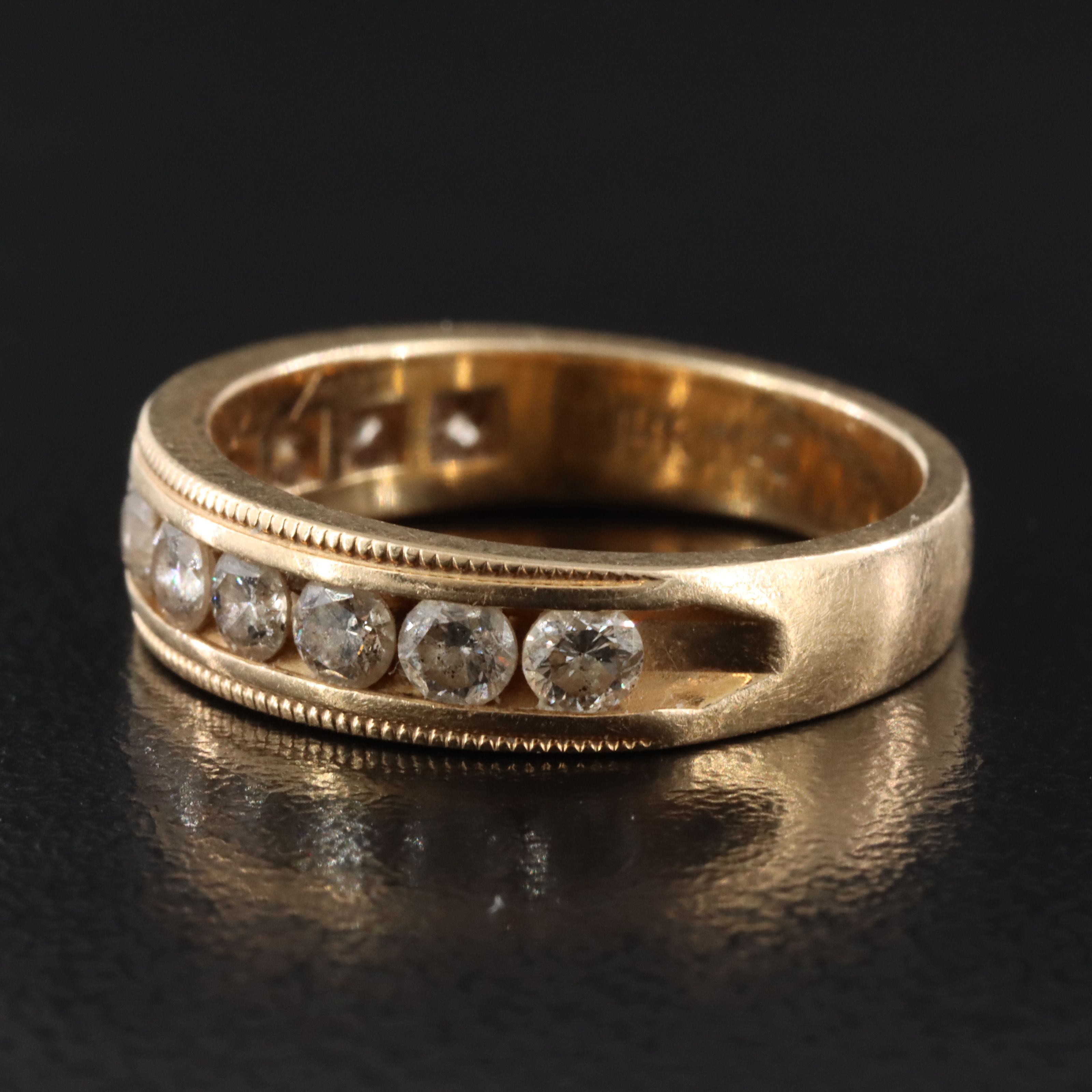 14K 0.93 CTW Diamond Band
