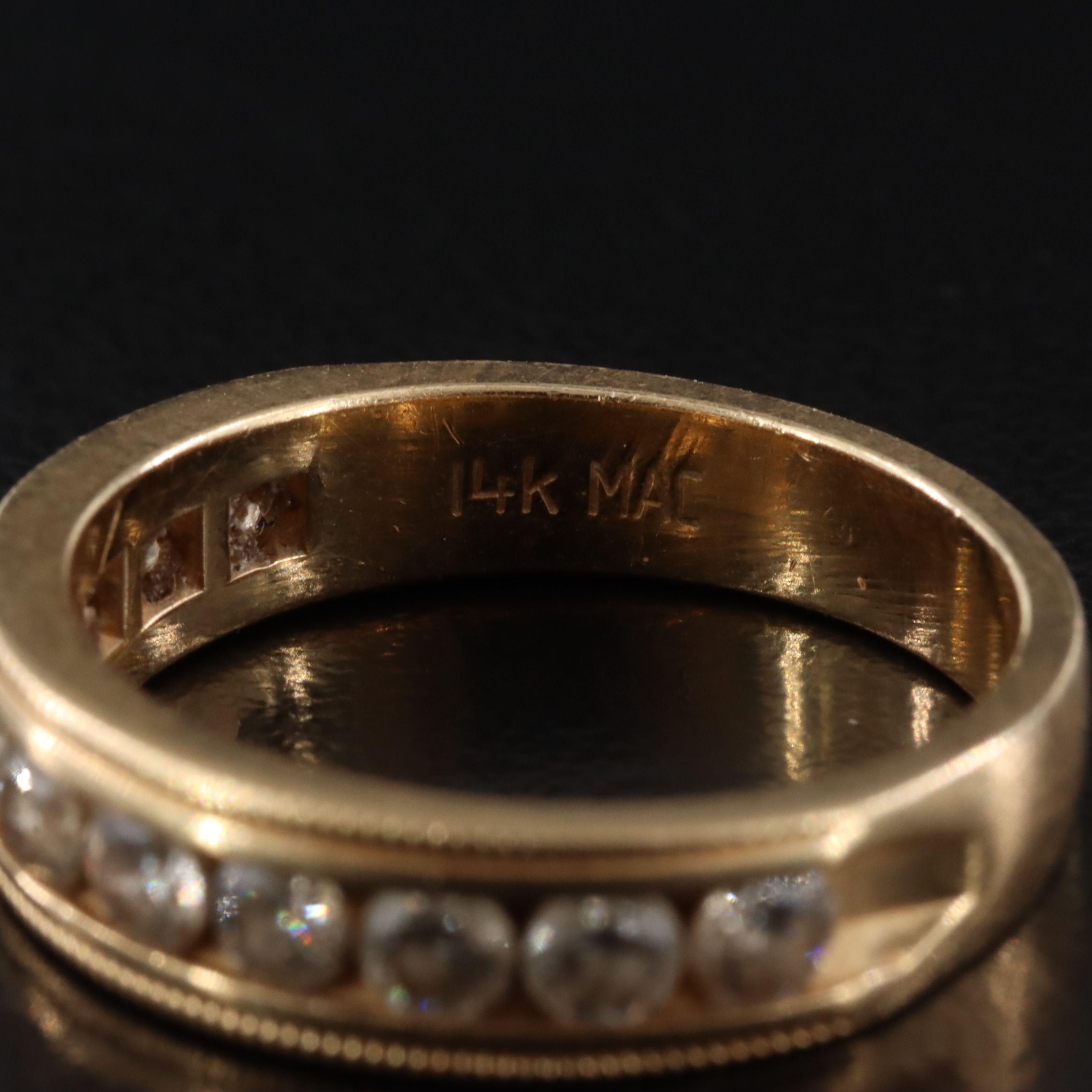 14K 0.93 CTW Diamond Band