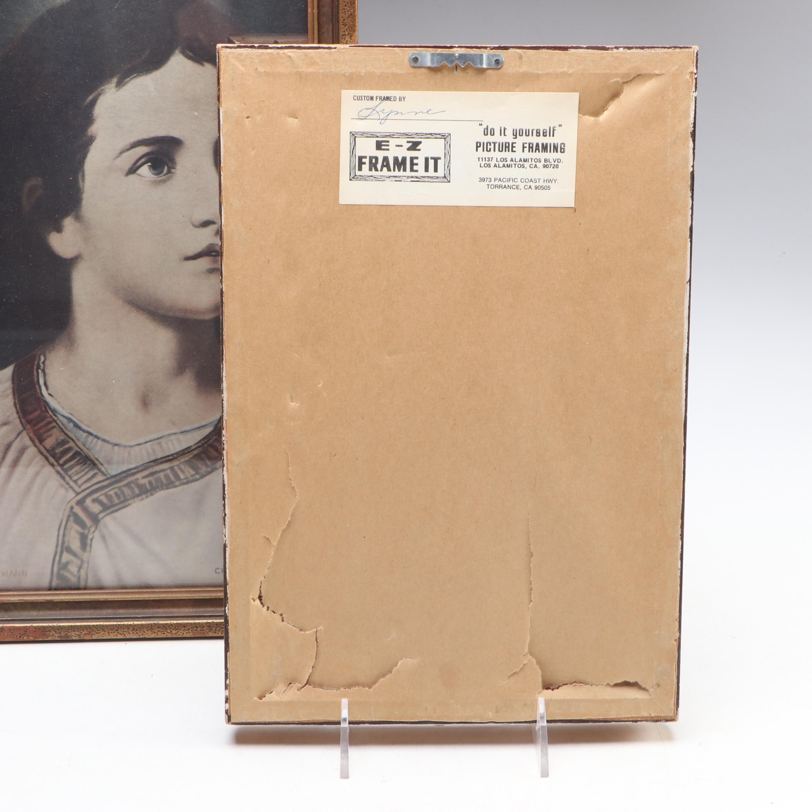 Photomechanical Print After Heinrich Hofmann "Christ at 12 Years"