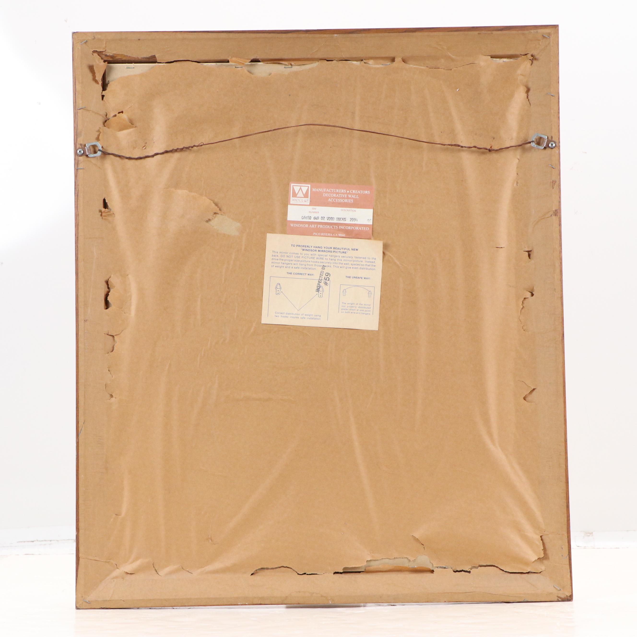 Offset Lithograph After Charles E. Murphy "Wood Ducks in the Oaks," 1980s