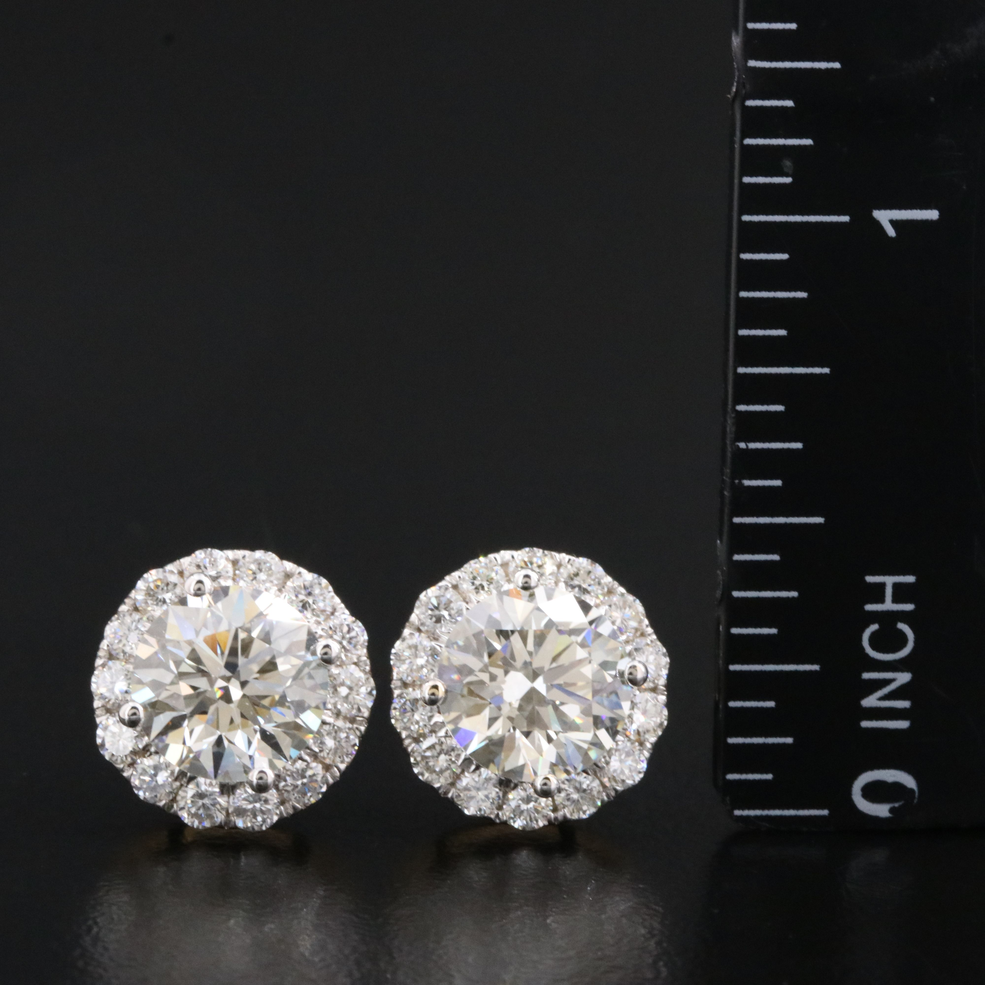 14K 5.11 CTW Lab Grown Diamond Earrings